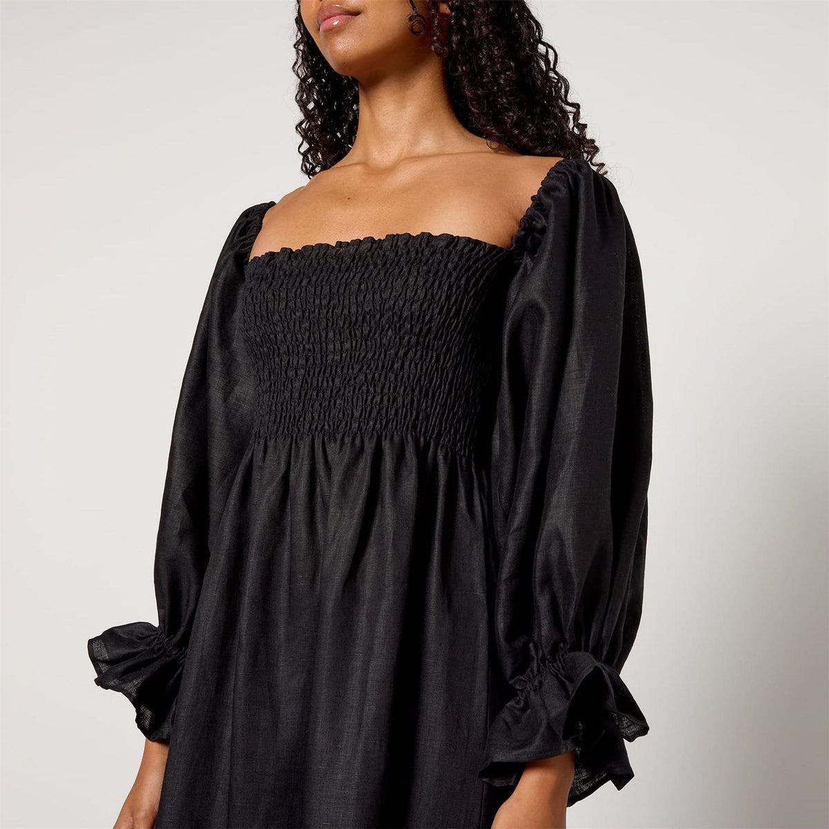 Sleeper Atlanta Linen Midi Dress