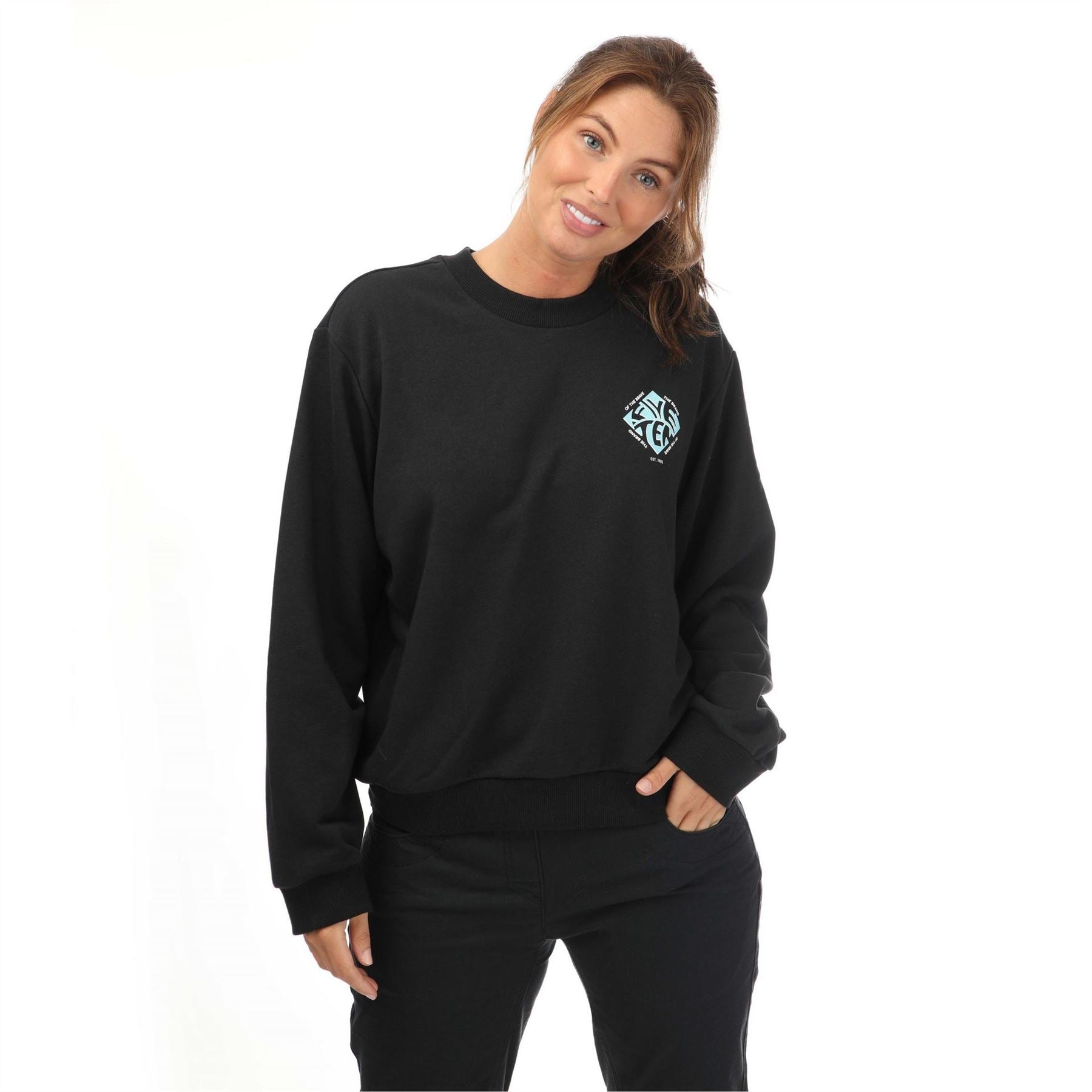 Five Ten Womens Ten Cropped Sweatshirt