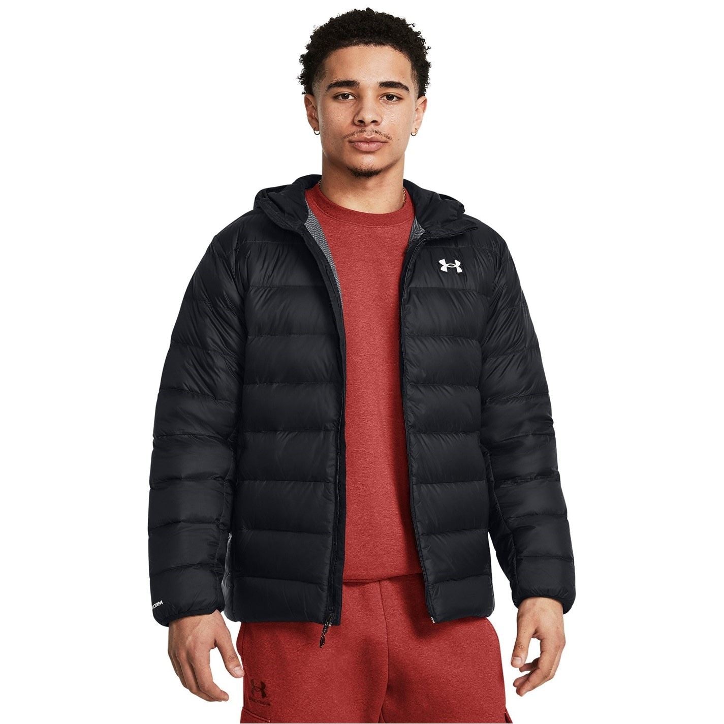 Under Armour Mens Armour Legend Down Hooded Jacket Puffer