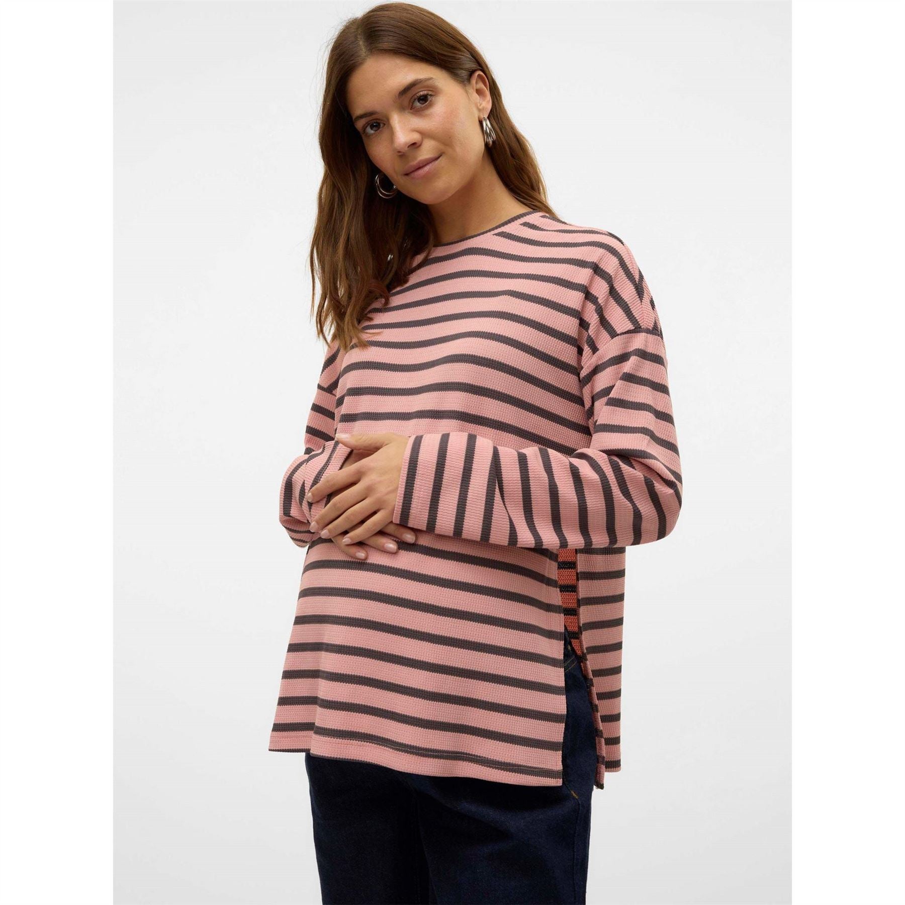 Mamalicious Mama Long Sleeve Regular Fit T-Shirt