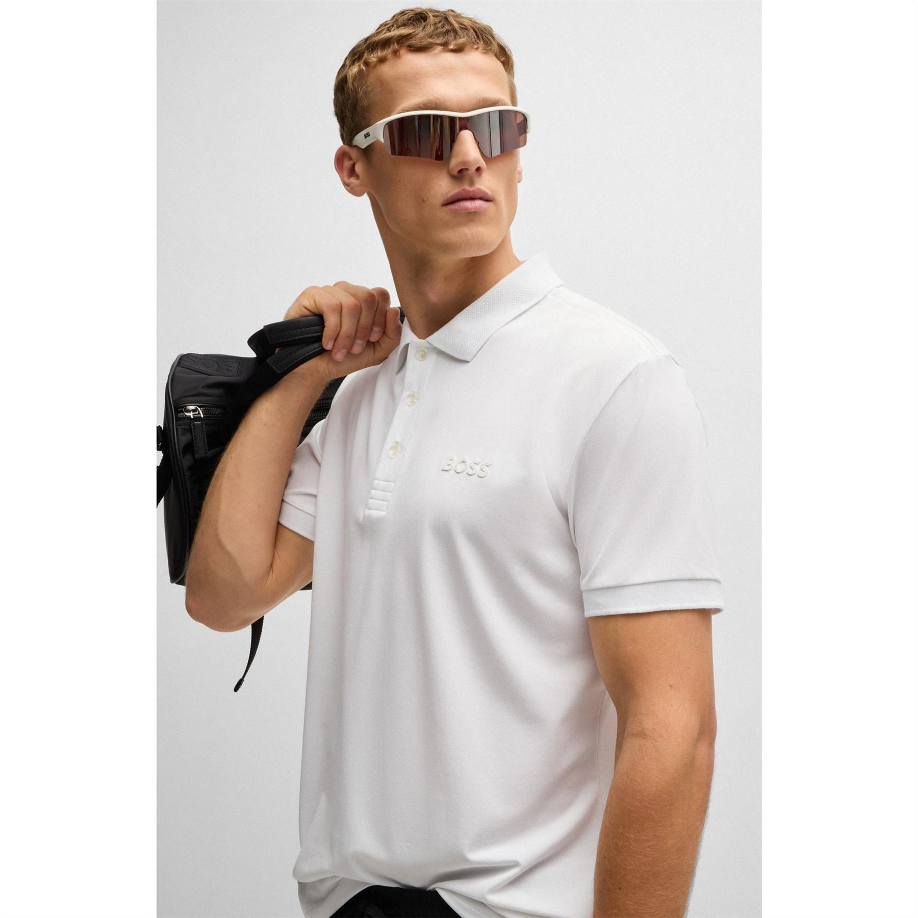 Boss Logo Polo Shirt, Iconic Logo Placement