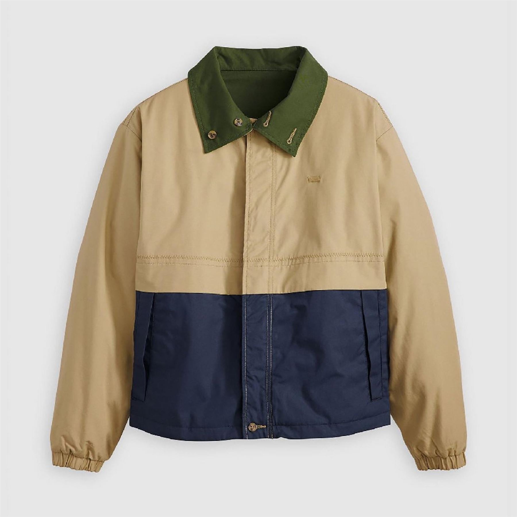 Levis Rex Color Block Zipped Pocket Waxed Jacket