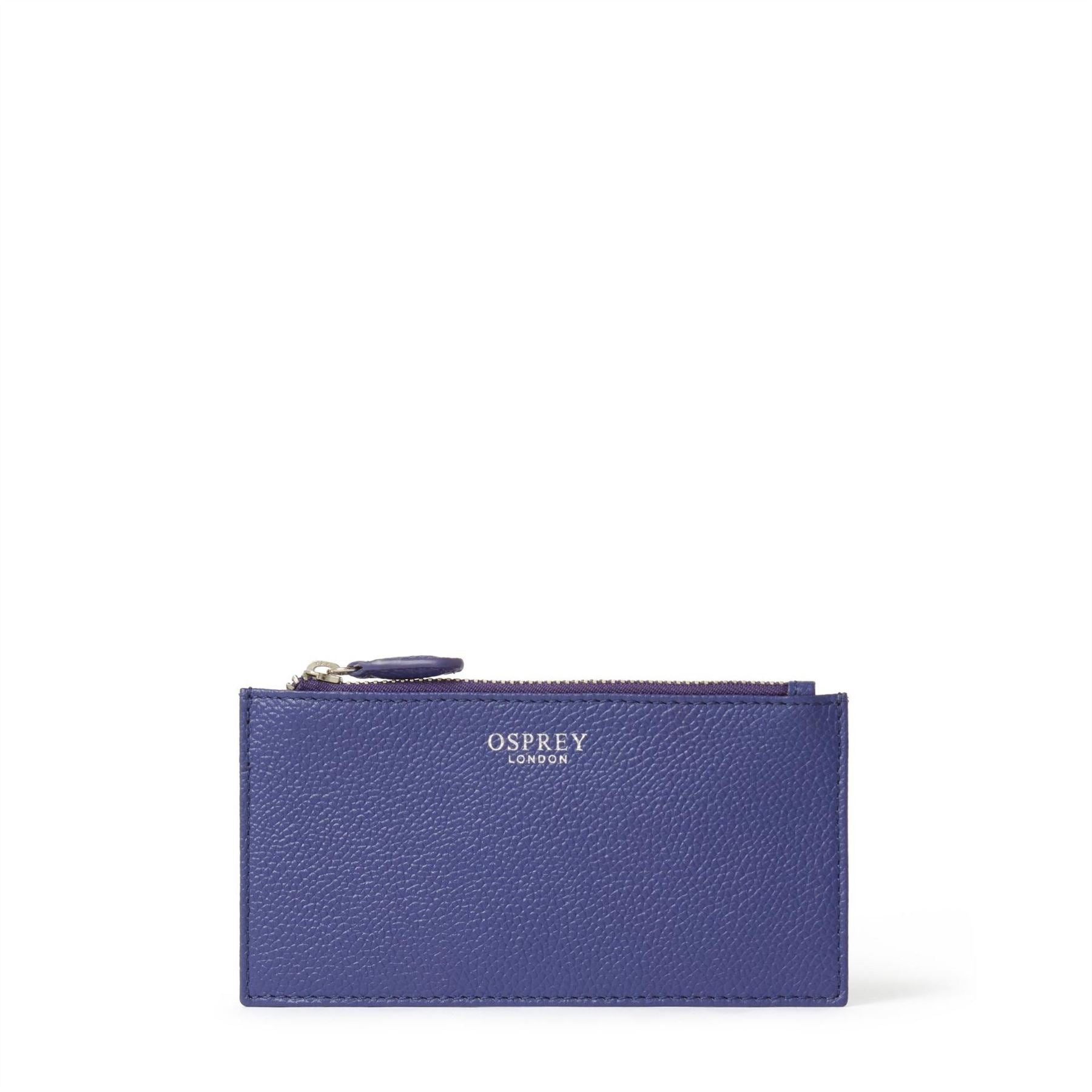 Osprey London London Molly Zip Top Leather Card Pouch