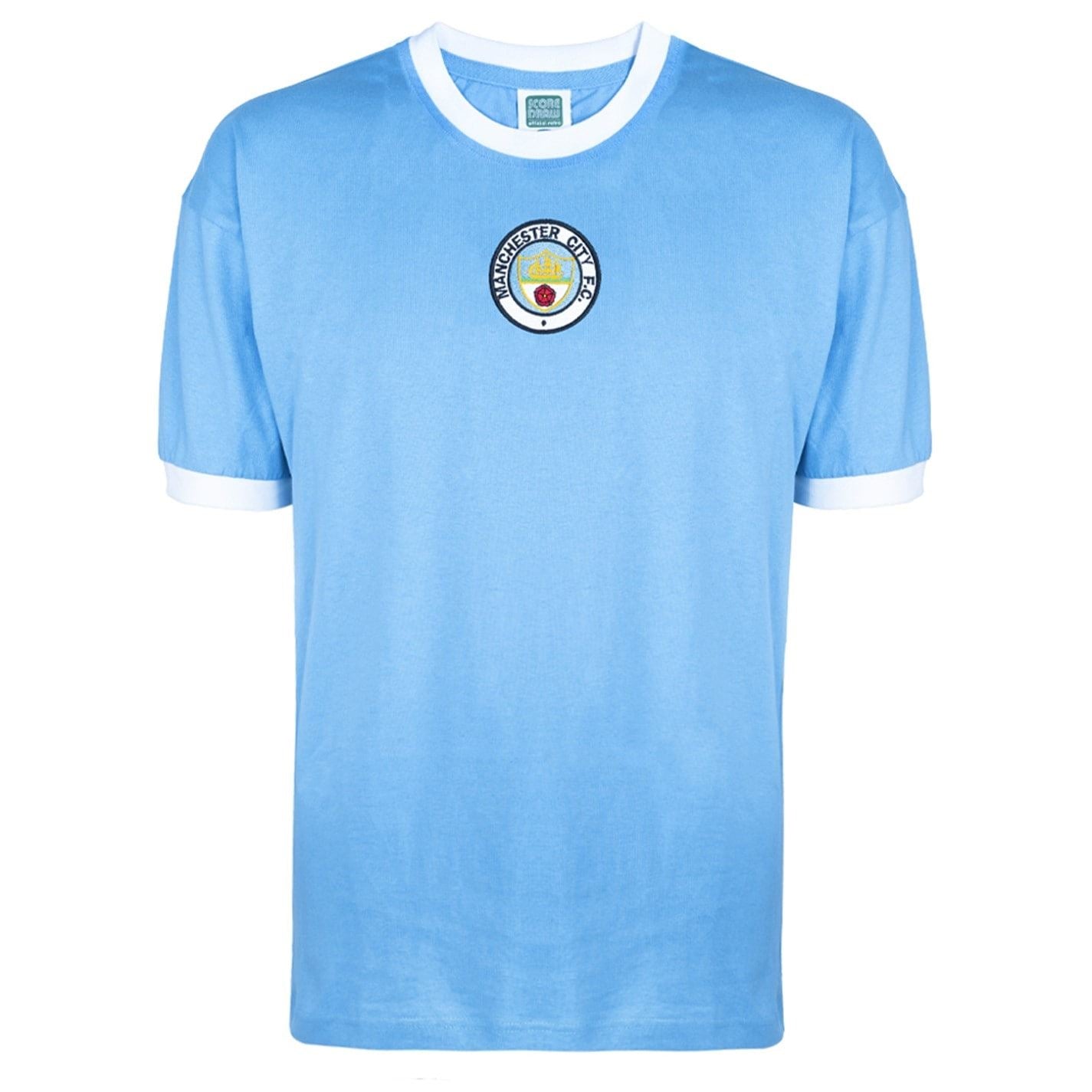 Score Draw Mens Manchester City 1972 Home Shirt