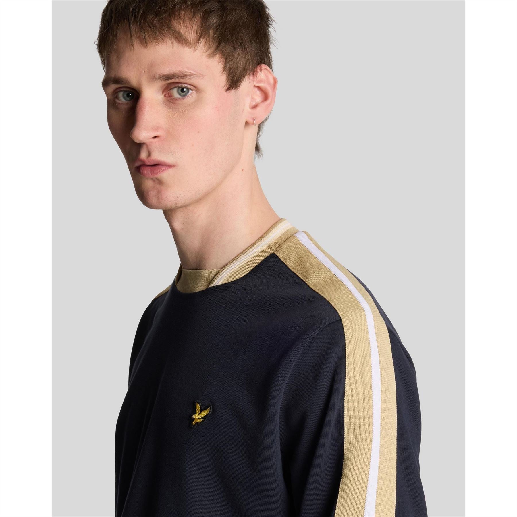 Lyle and Scott Taped Crew Sweatshirt