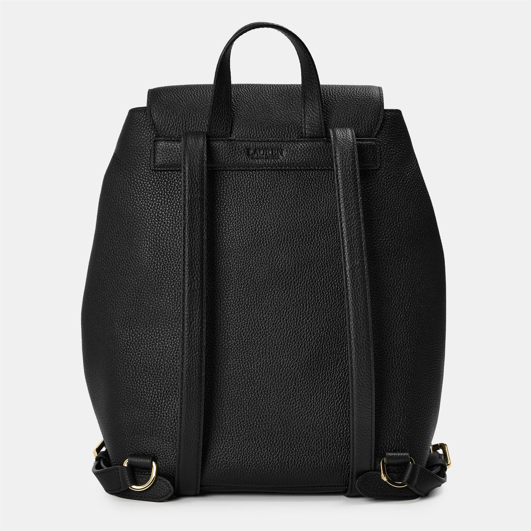 Lauren by Ralph Lauren Cameryan Rectangle Shape Backpack with Gold Tone Hardware