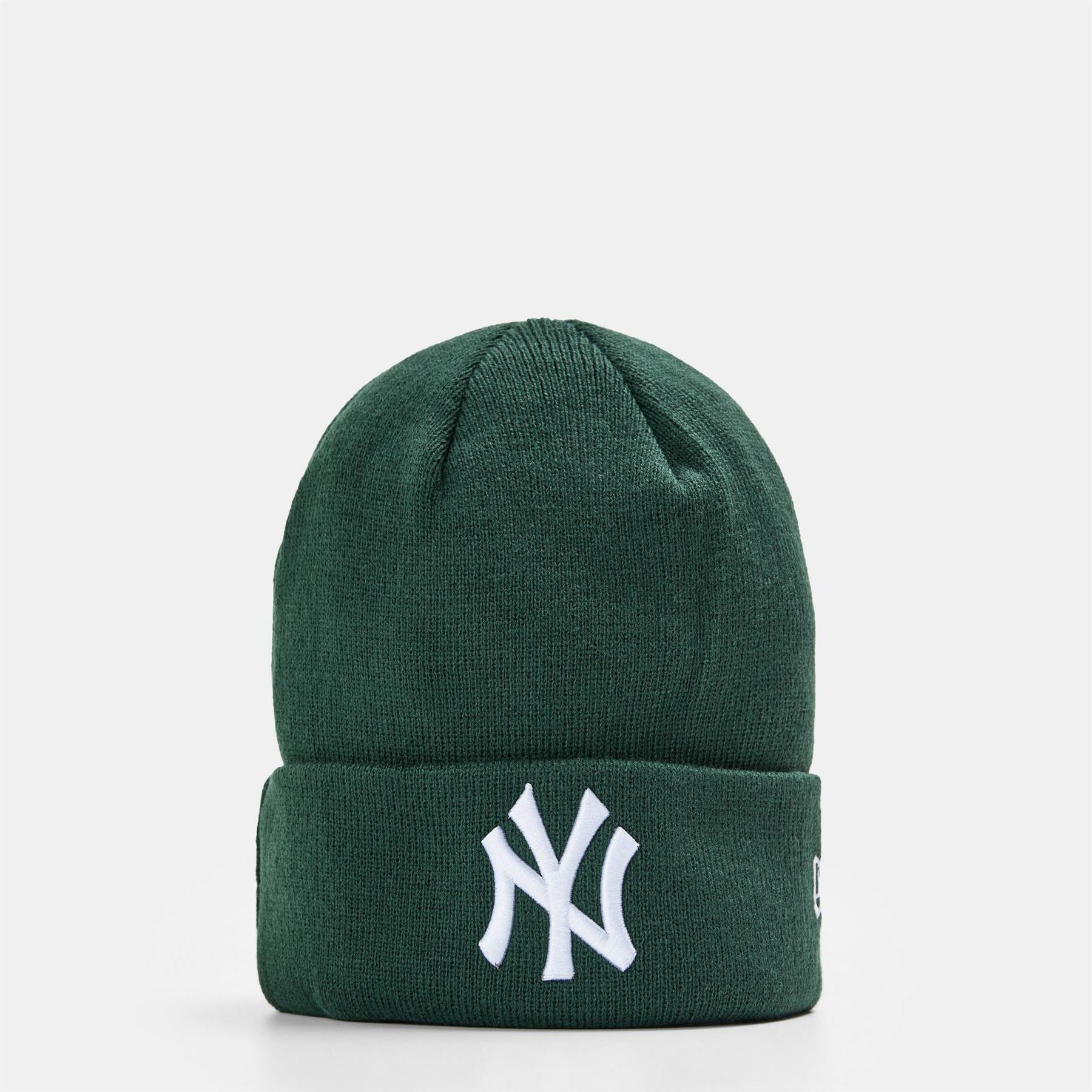 New Era Solid Patterned Wordmark Beanie with Logo