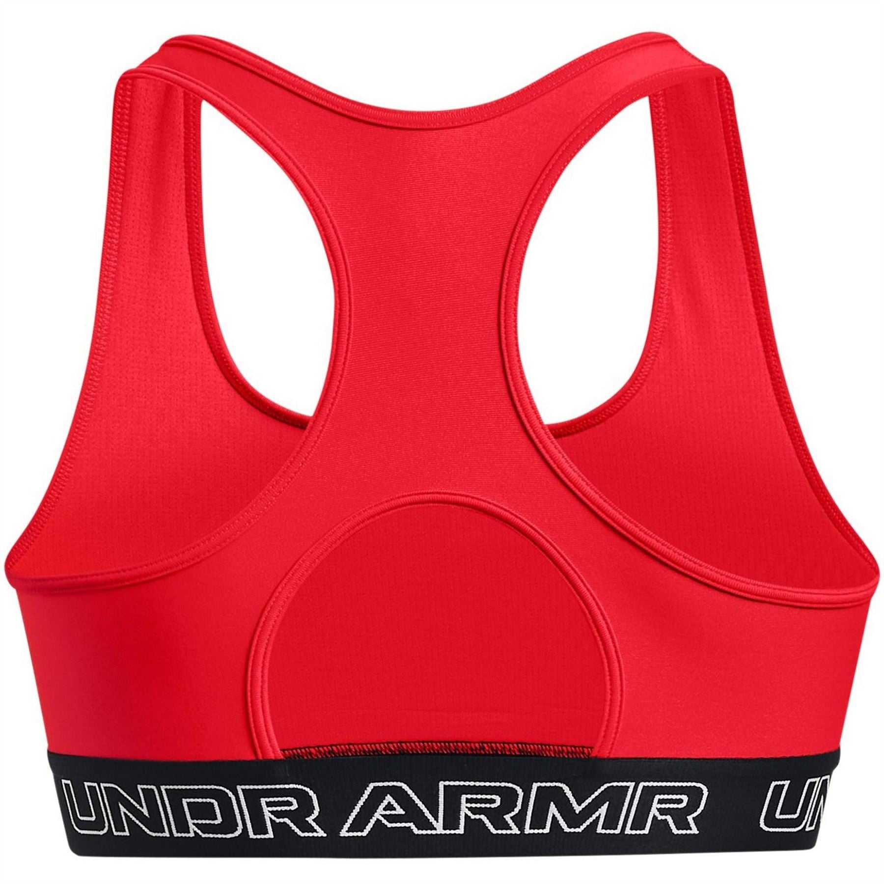 Under Armour Womens Armour Ua Authentics Mid Padless Medium Impact Sports Bra