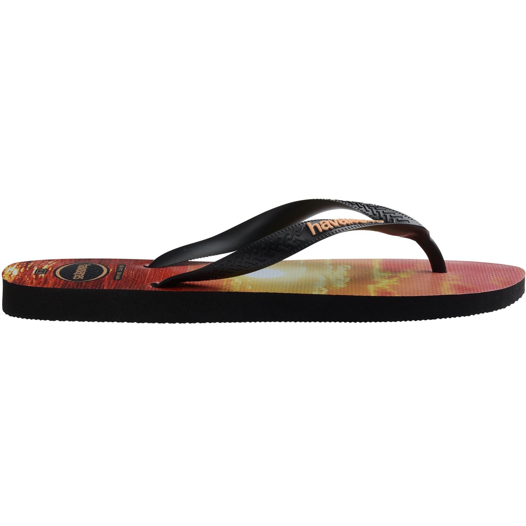 Havaianas Mens Hav. Hype White White Black Black 4 Flip Flops