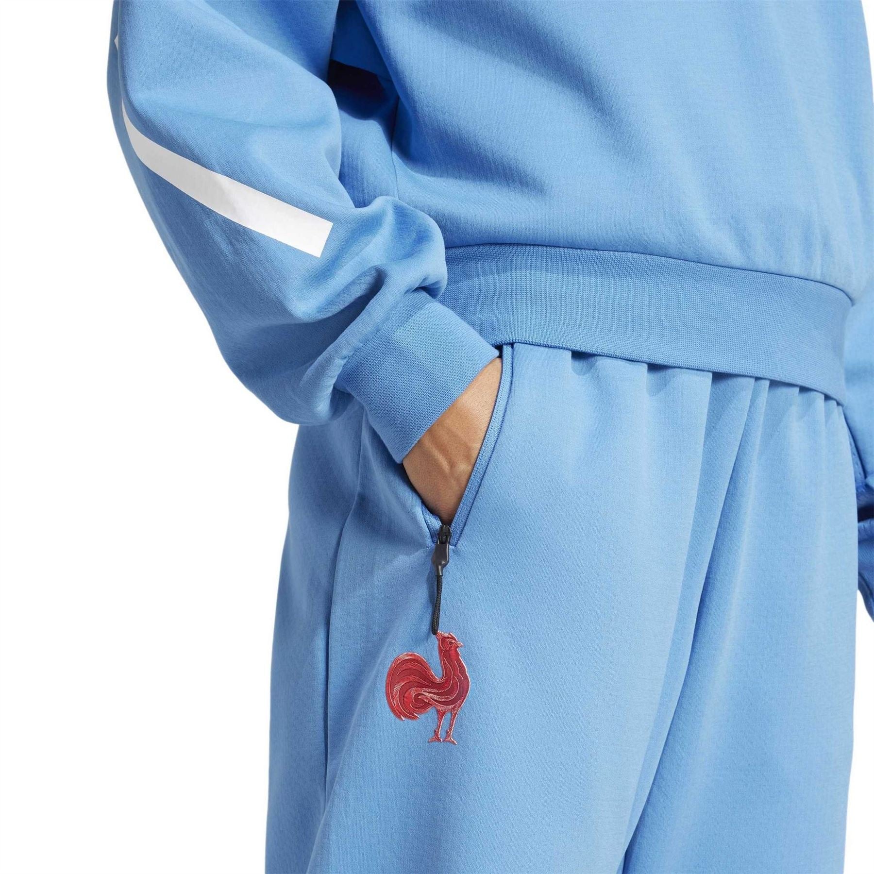 adidas France Rugby Barrel Tracksuit Bottoms 2025