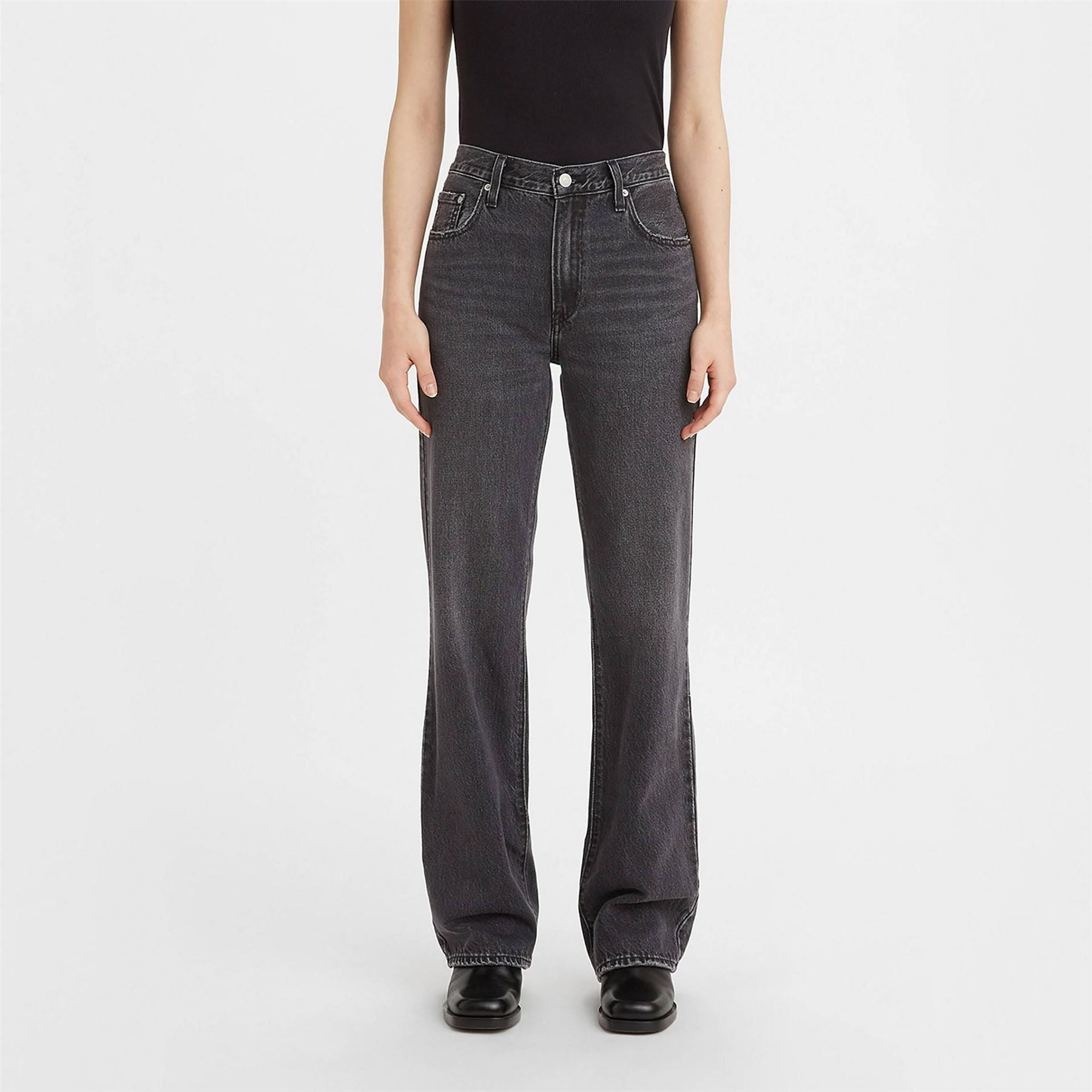 Levis Medium Indigo Baggy Wide Leg Jeans