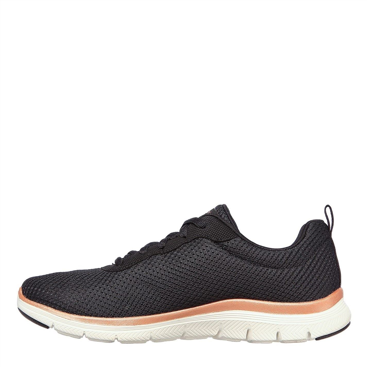 Skechers Flex Low Top Lace-Up Sneakers