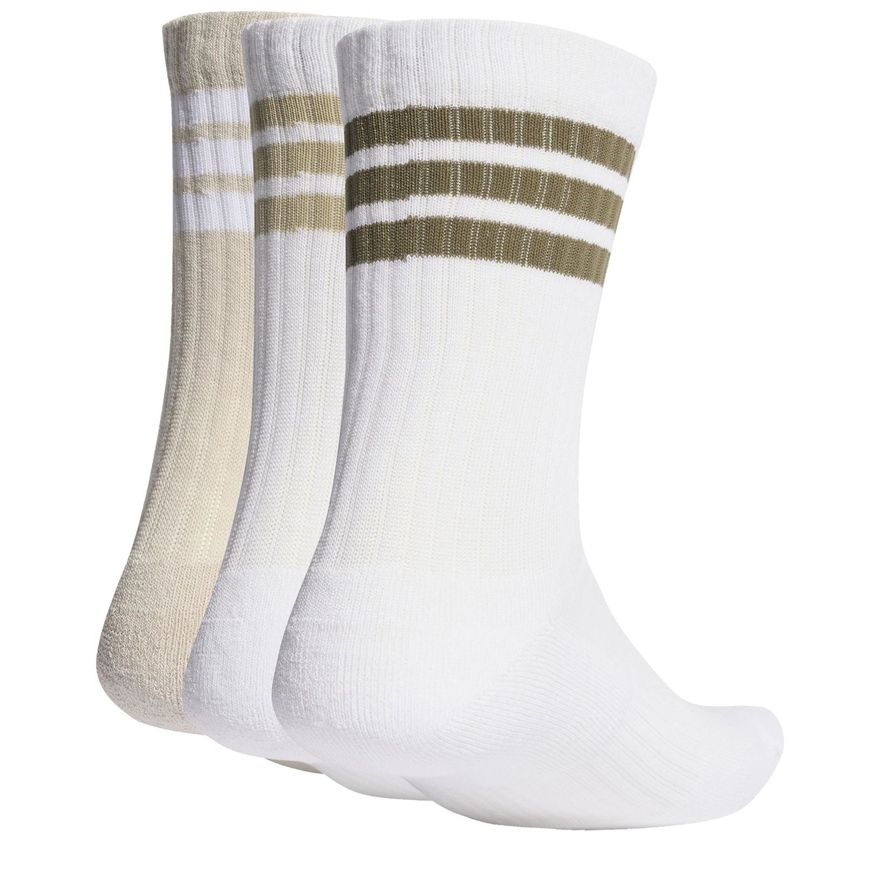 adidas 3 Pack Crew Socks Adults