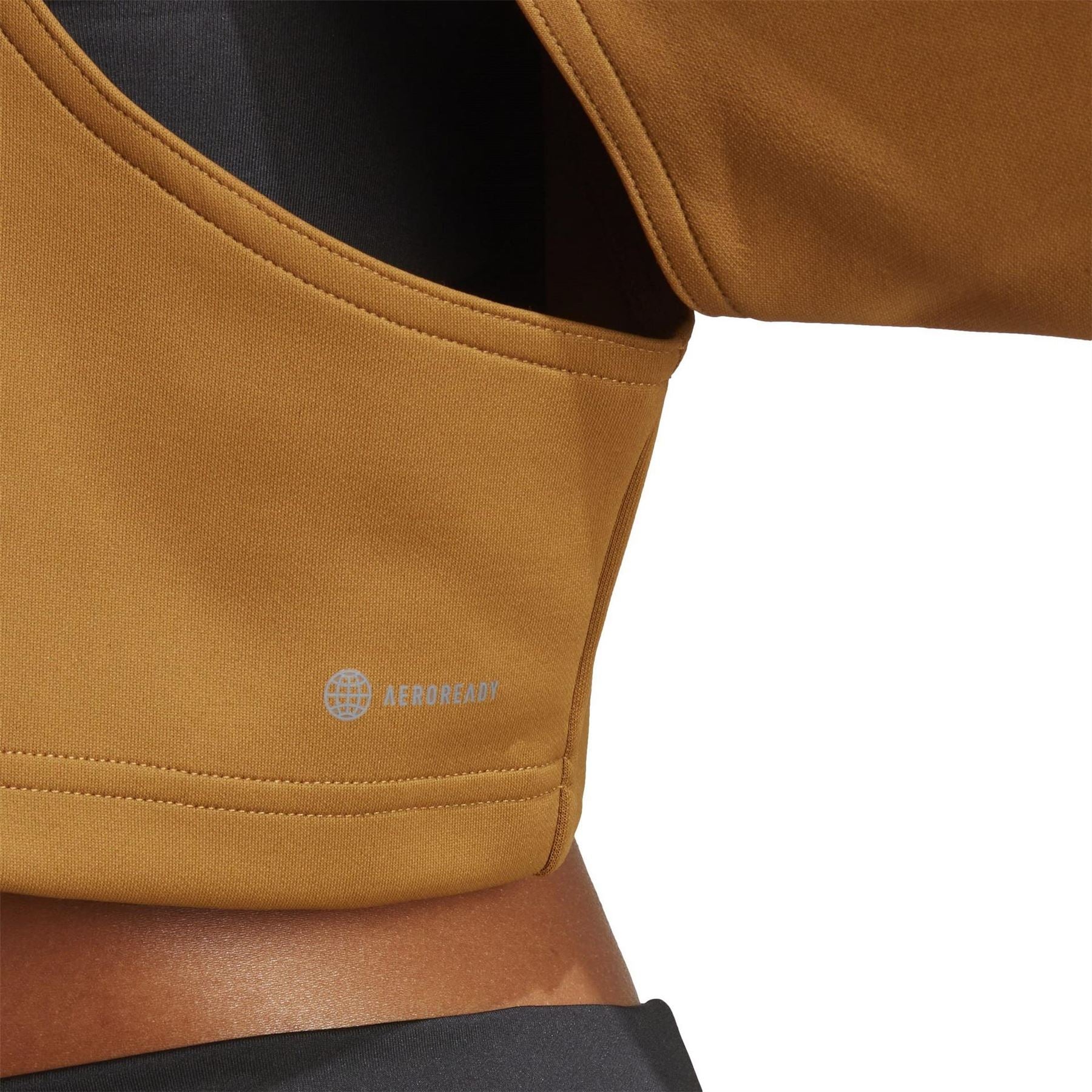 adidas Womens Hiit Cropped Hoodie