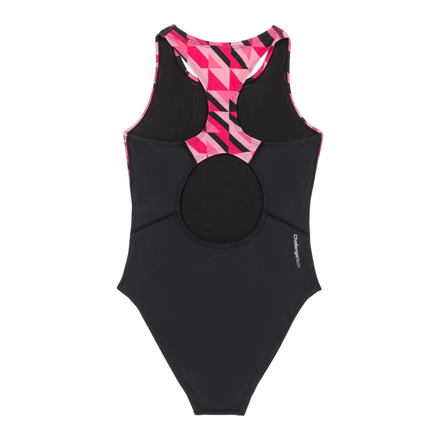 Slazenger Challenge Tech Geometric Patterned One-Piece Swimsuit