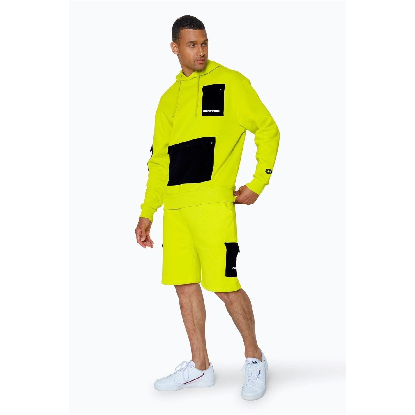 Hype Hooded Cargo Pocket Sweatshirt