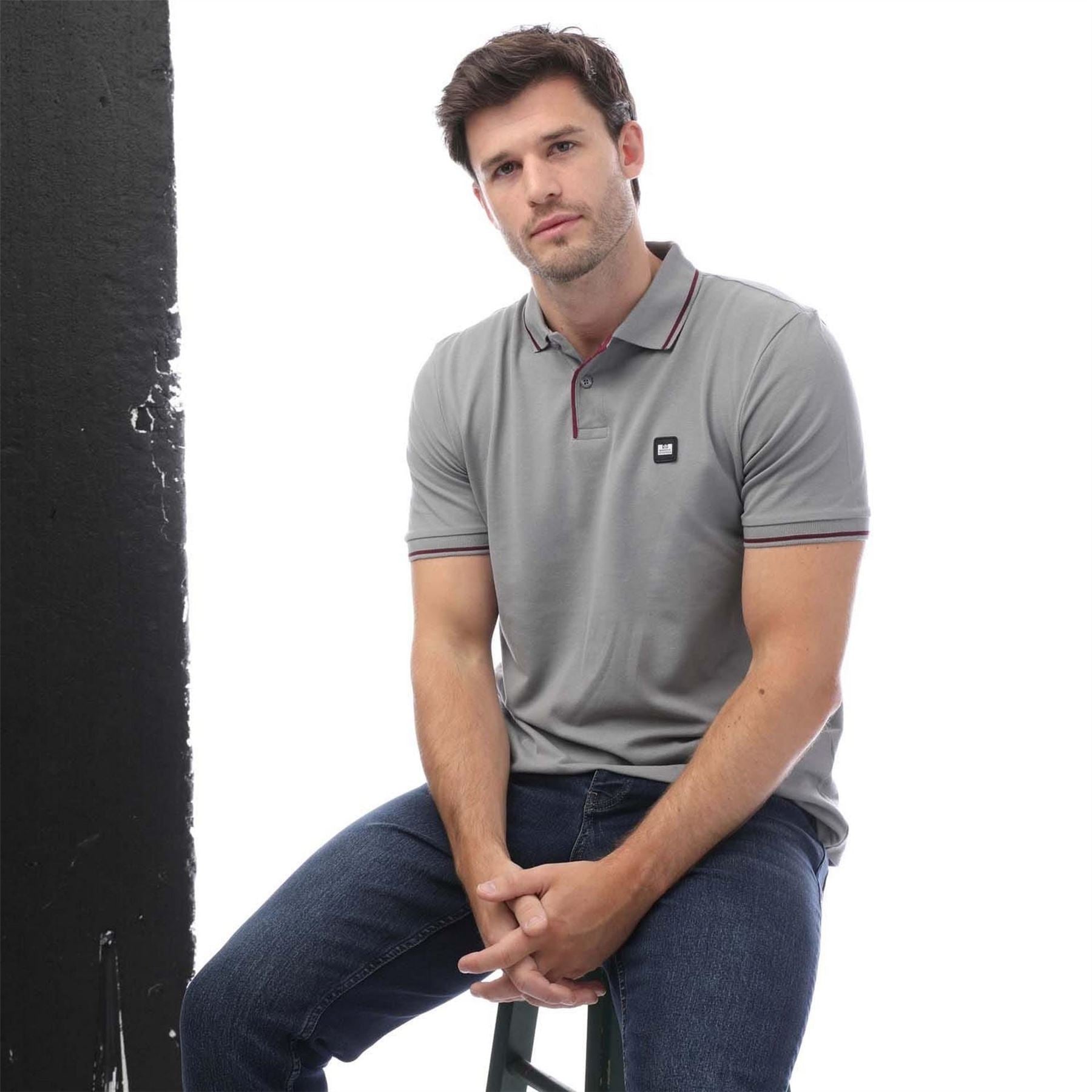 Weekend Offender Spello Piped Polo Shirt