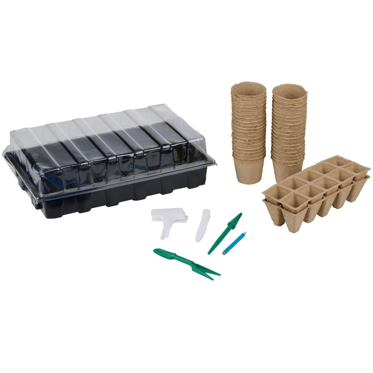 Kinzo Growing Set 45x35x25cm Plastic Planter