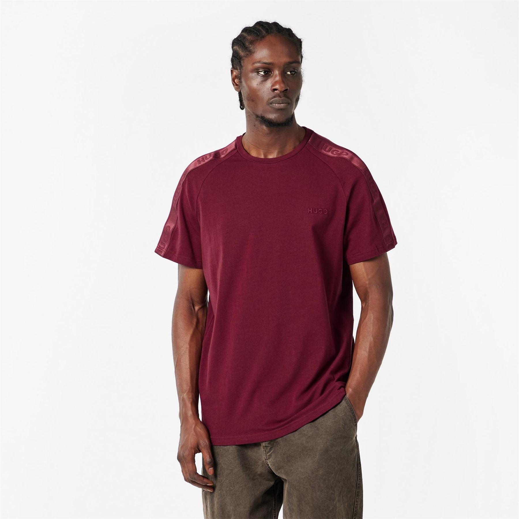 Hugo Sportstyle Lettering Regular Fit T-Shirt