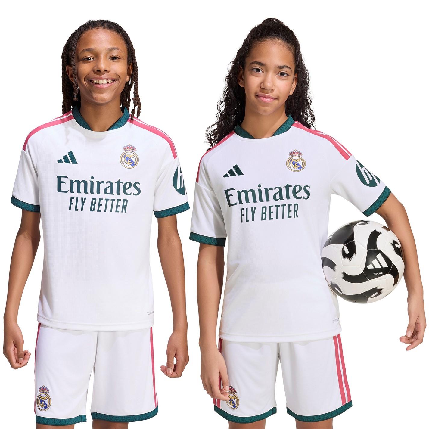 adidas Madrid Home Shirt 2026 27 Juniors