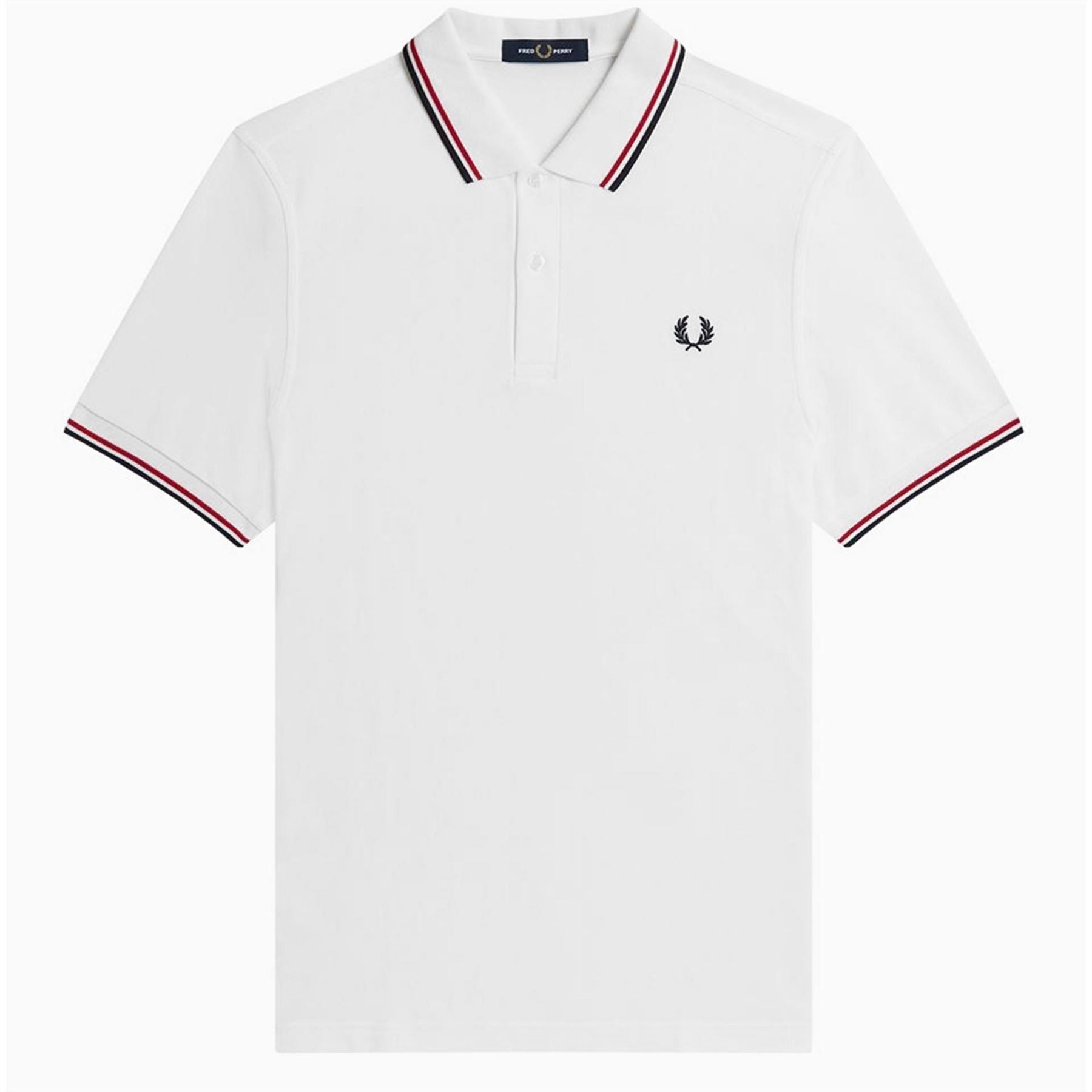 Fred Perry Sleeve Twin Tipped Polo Shirt