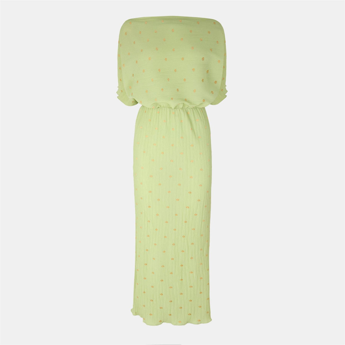 Never Fully Dressed Off-The-Shoulder Maxi Slip Dress