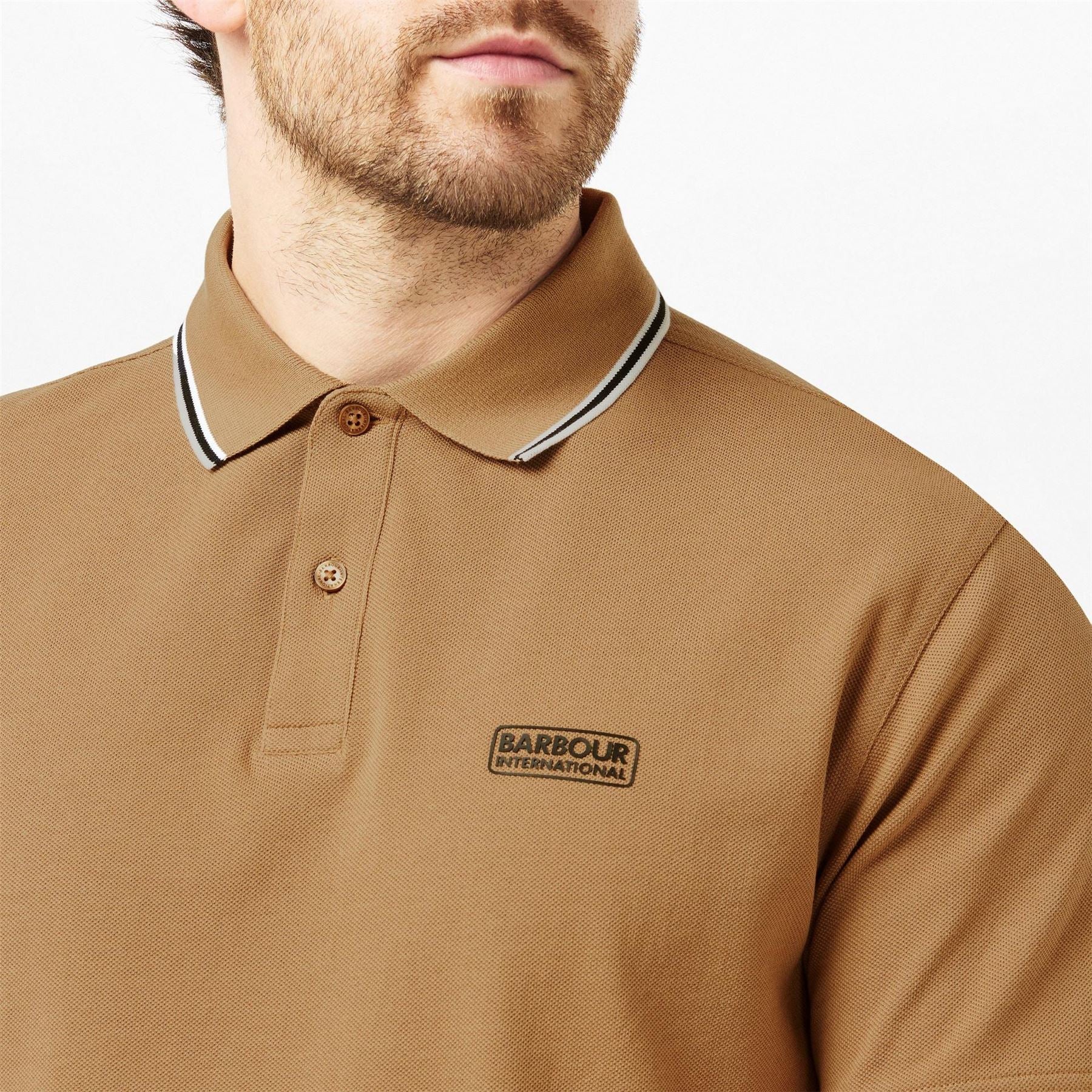 Barbour International Tipped Short Sleeve Polo Shirt