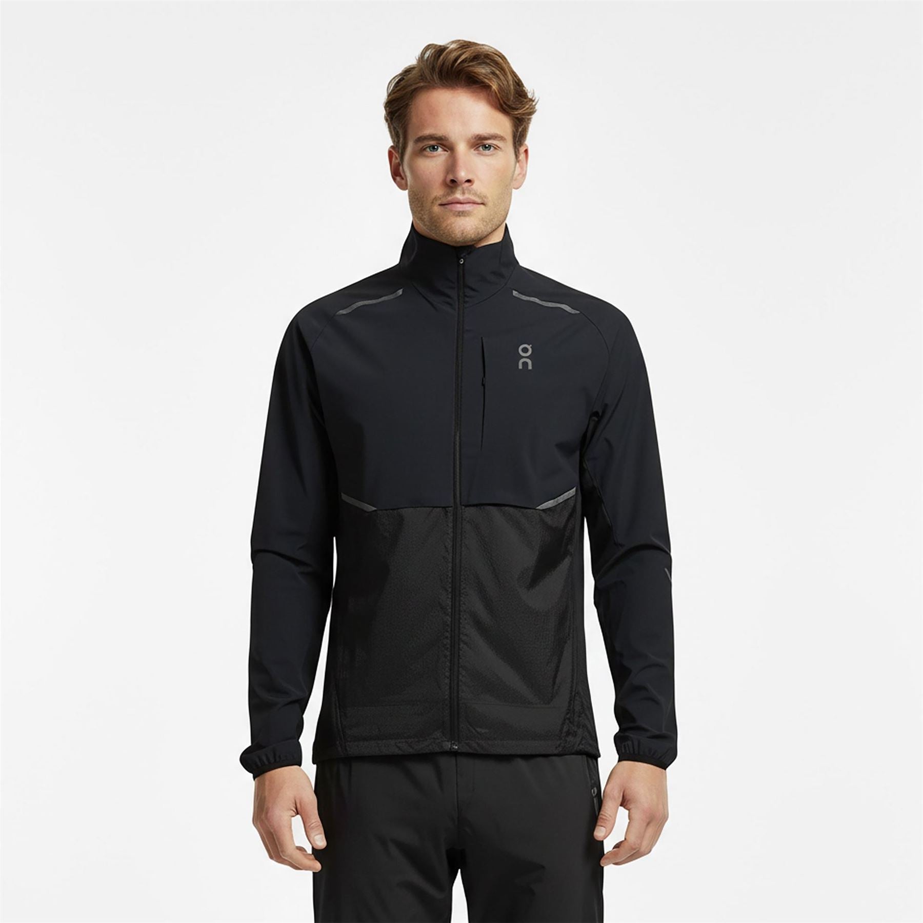 On Lightweight Wind Resistant Reflective Performance Running Jacket