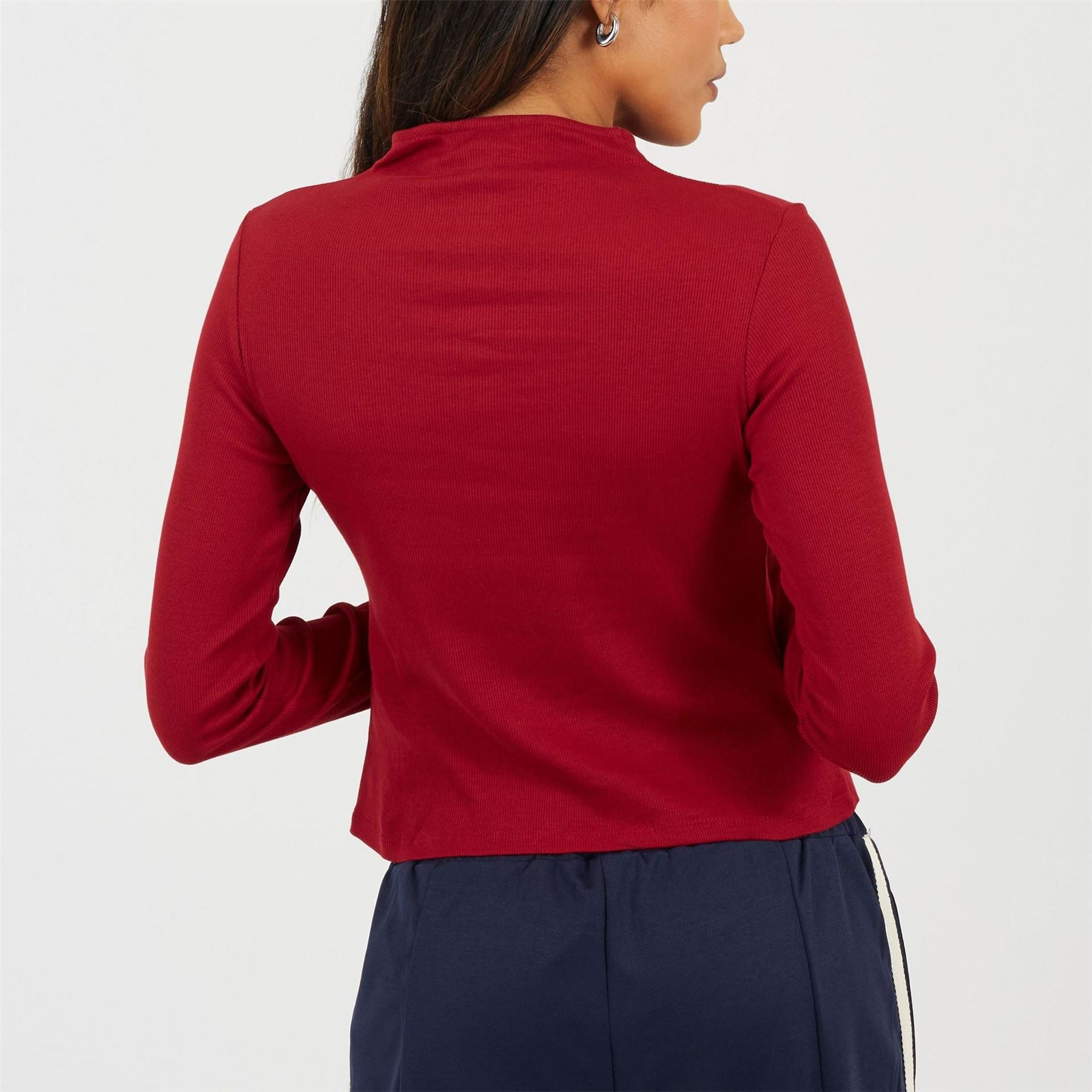 Brave Soul Womens Long Sleeve Button Through Top