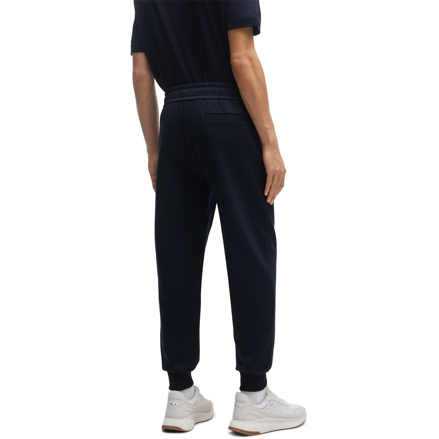 Boss Larsen Solid Patterned Slim Joggers