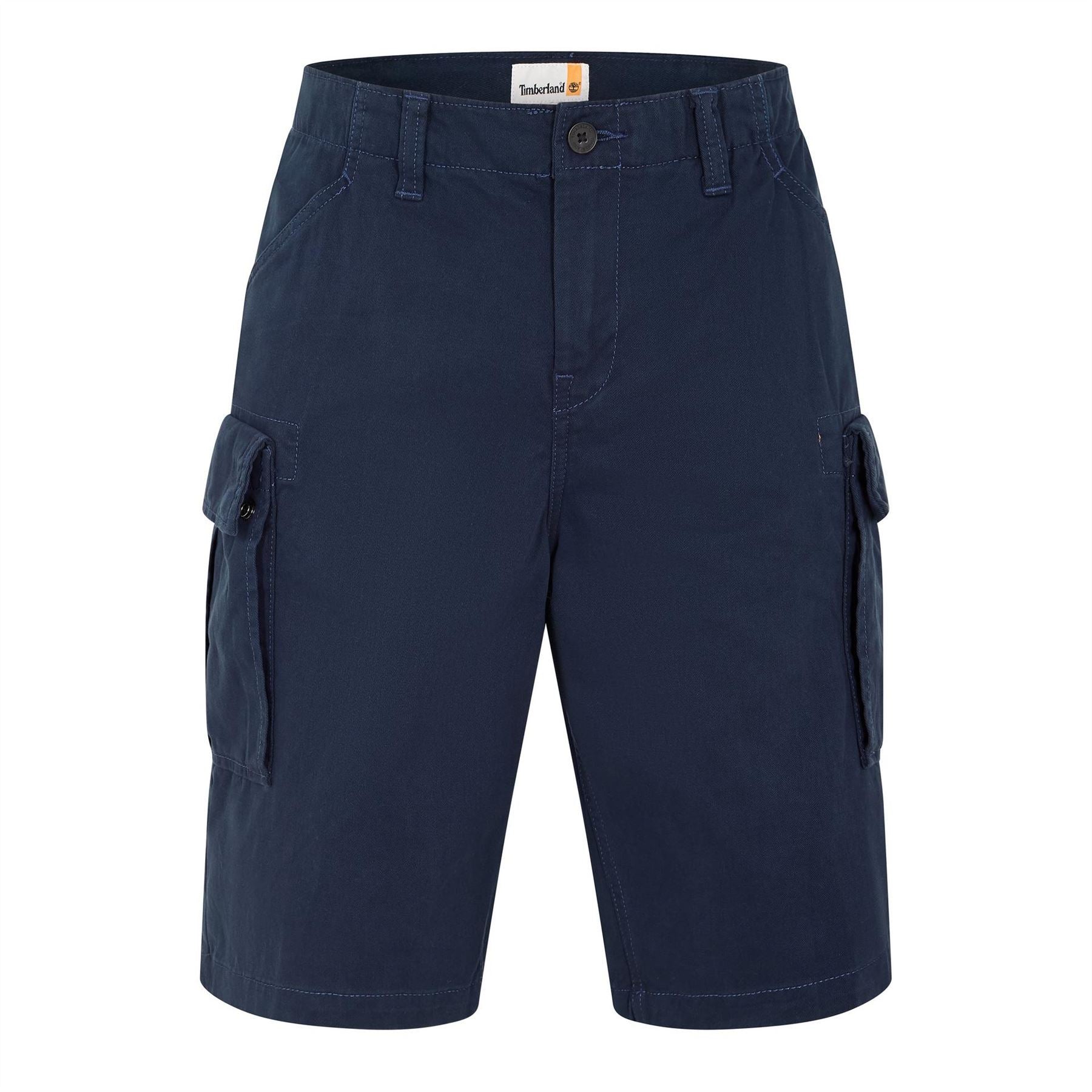 Timberland Solid Patterned Regular Fit Cargo Shorts