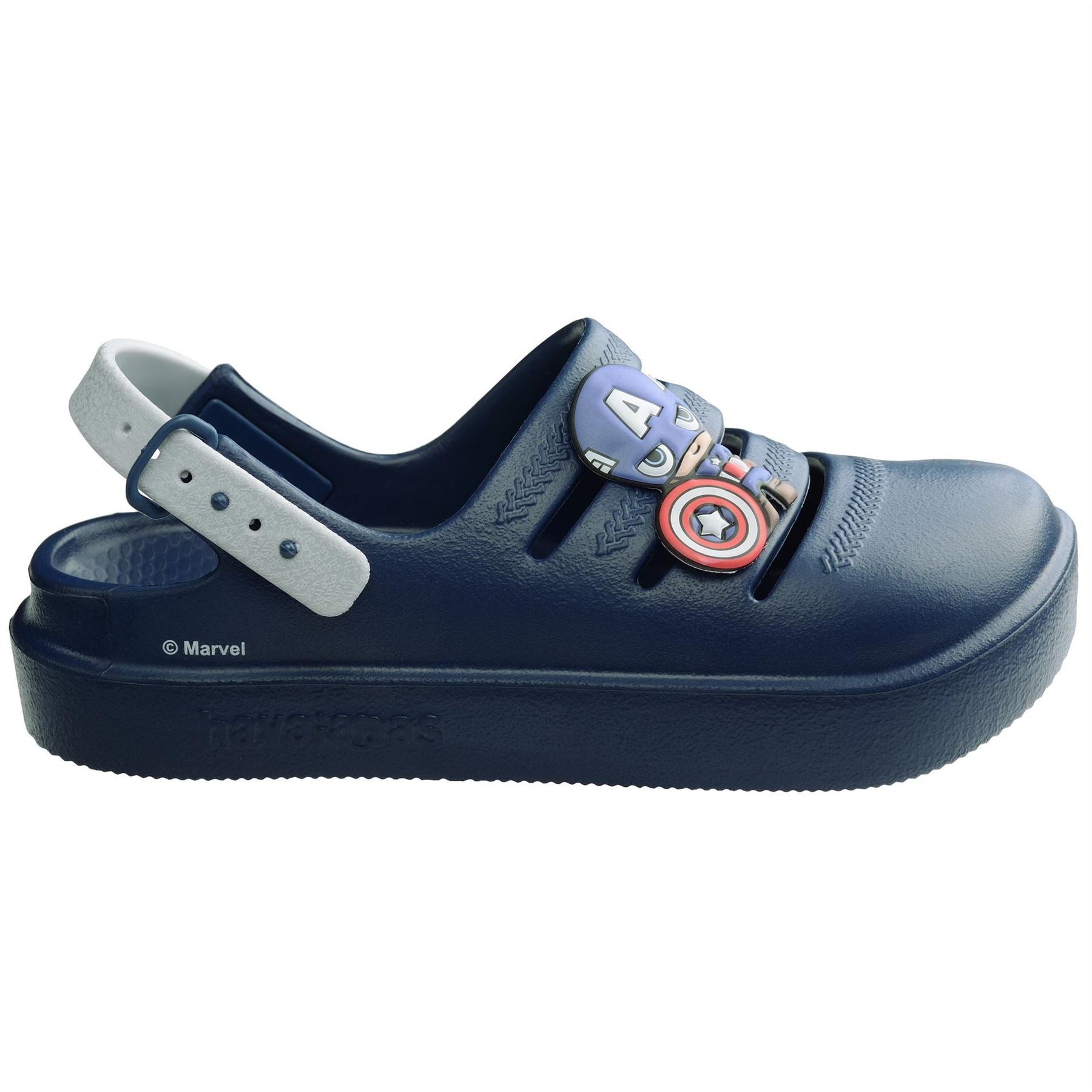 Havaianas Hav. Kids Clog Marvel New Graphite Flip Flops Womens