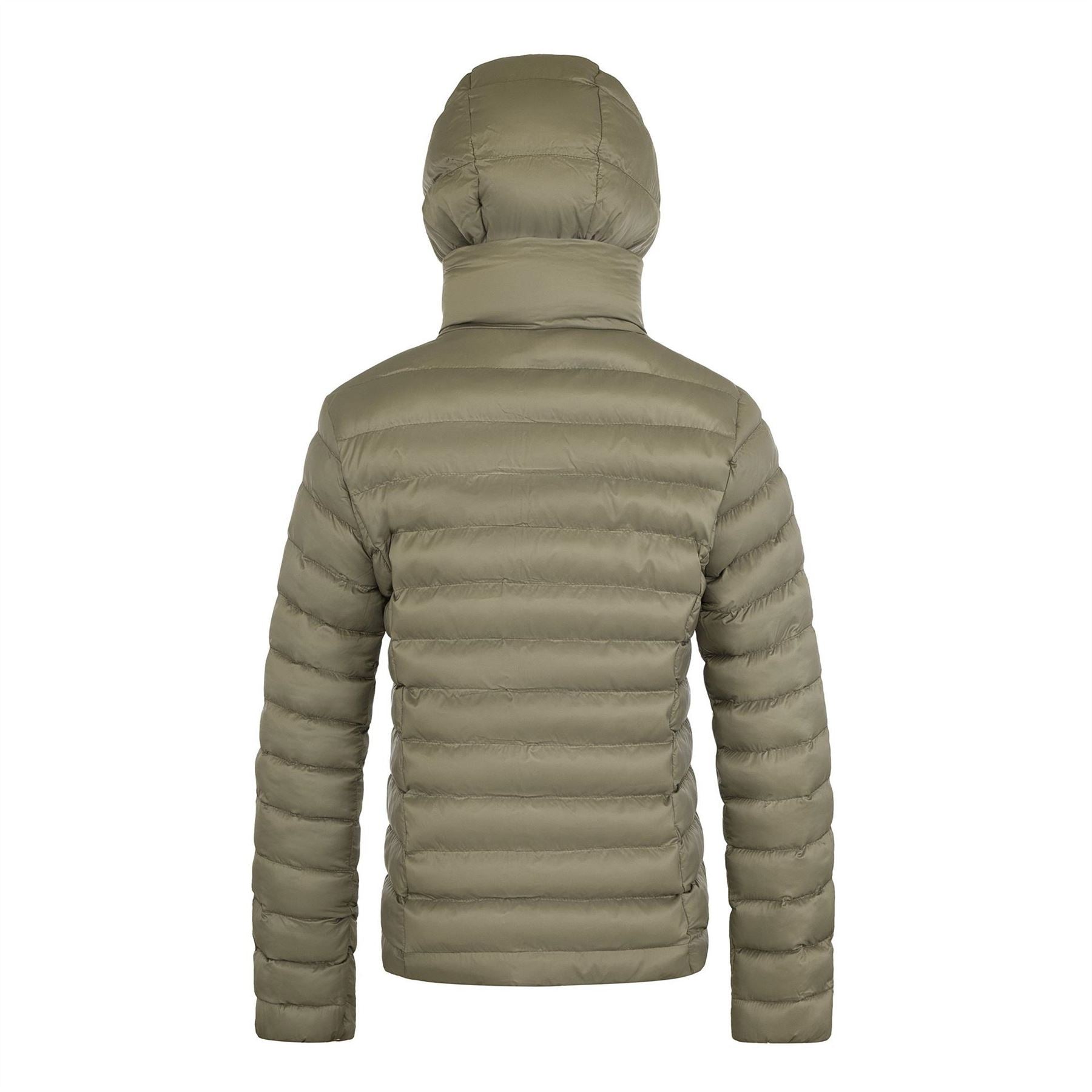 Cape Heights Solid Patterned Hooded Snap Button Puffer Jacket