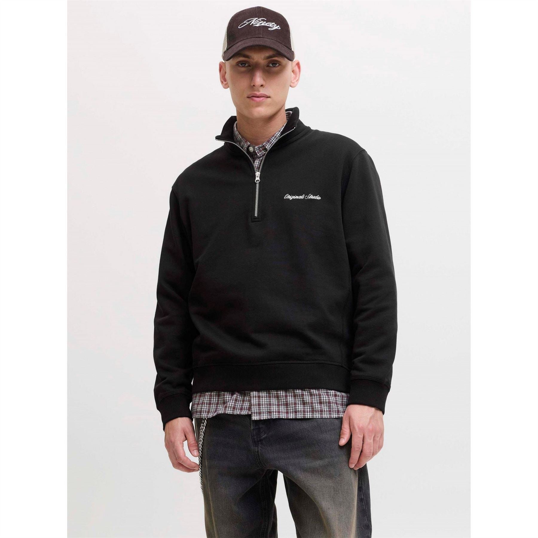 Jack and Jones Mens Norrebro High Neck Sweat