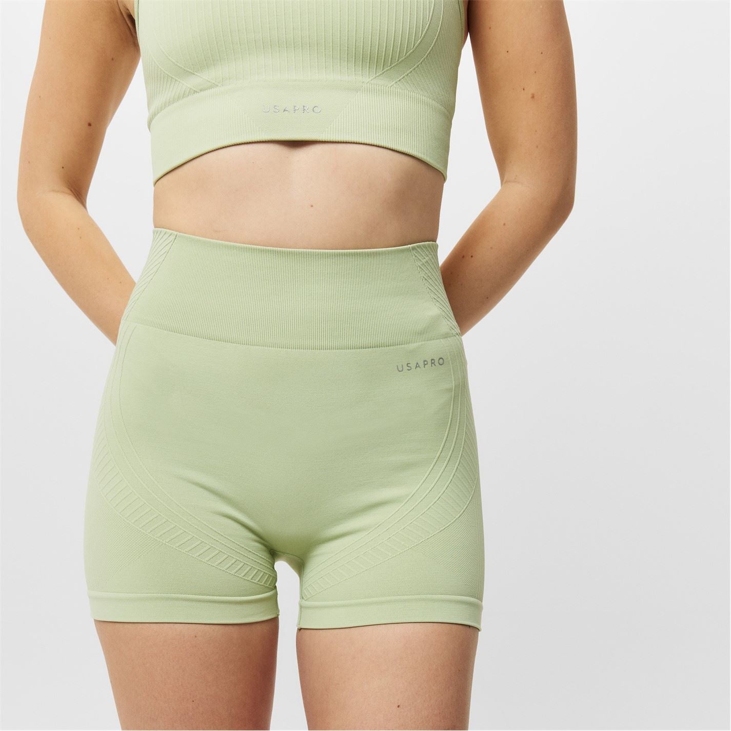 USA Pro Womens Seamless 3 Inch Shorts
