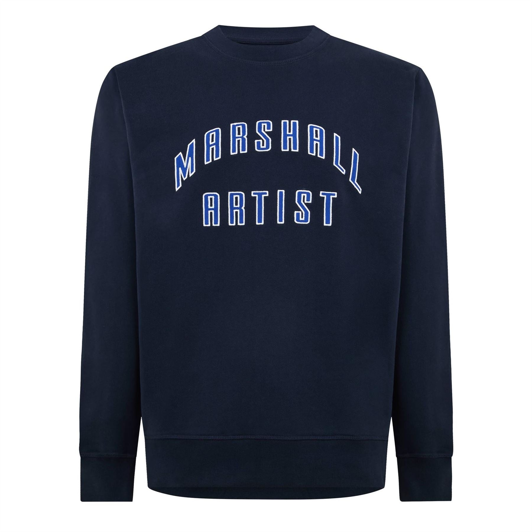Marshall Artist Detroit Lettered Crew Neck Long Sleeve Sweatshirt