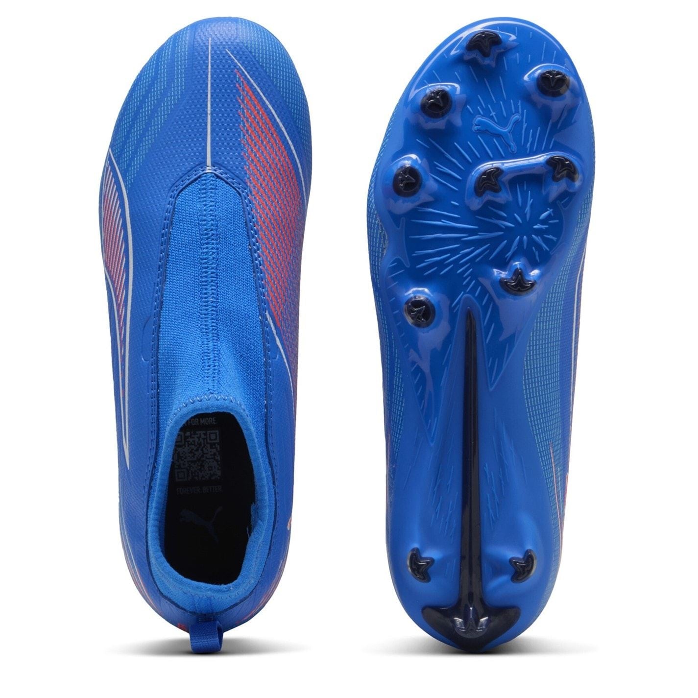 Puma Ultra 5 Match Laceless Junior Firm Ground Football Boots