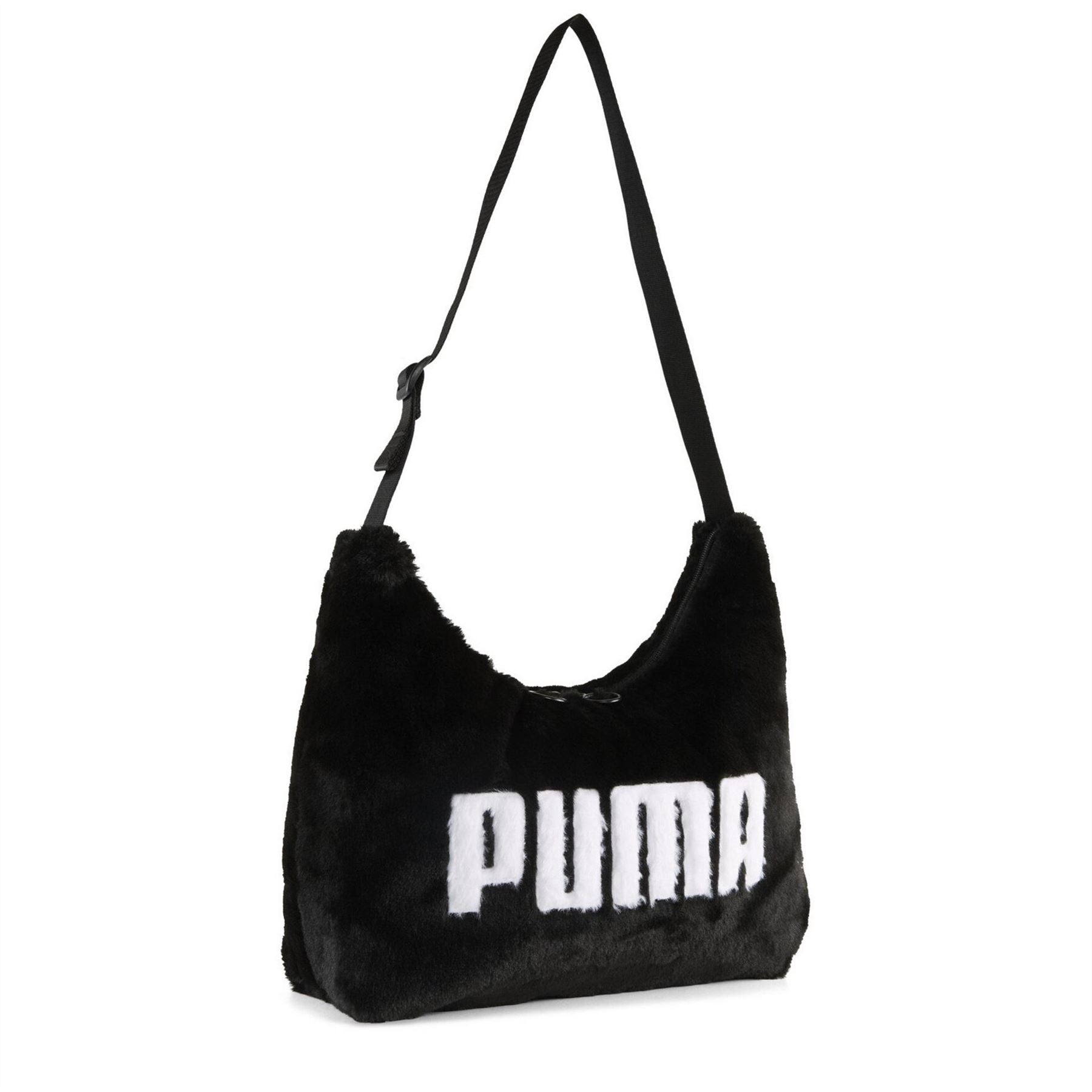 Puma Up Faux Fur Slouchy Hobo Bag