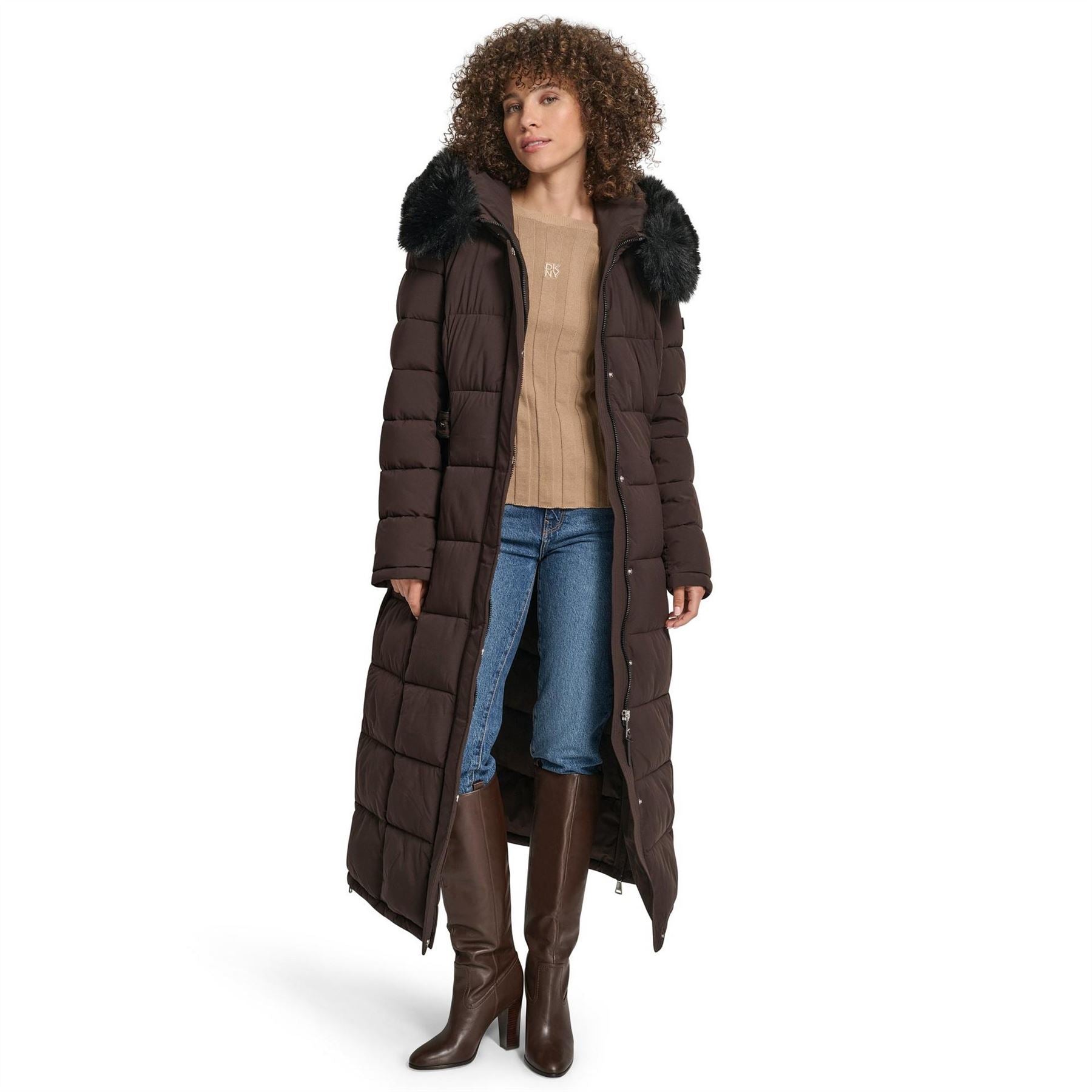 DKNY Longline Puffer Jacket