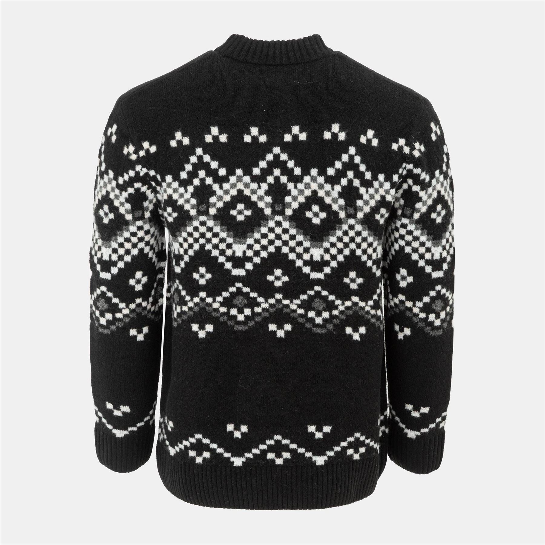Firetrap Mens Pattern Crew Jumper