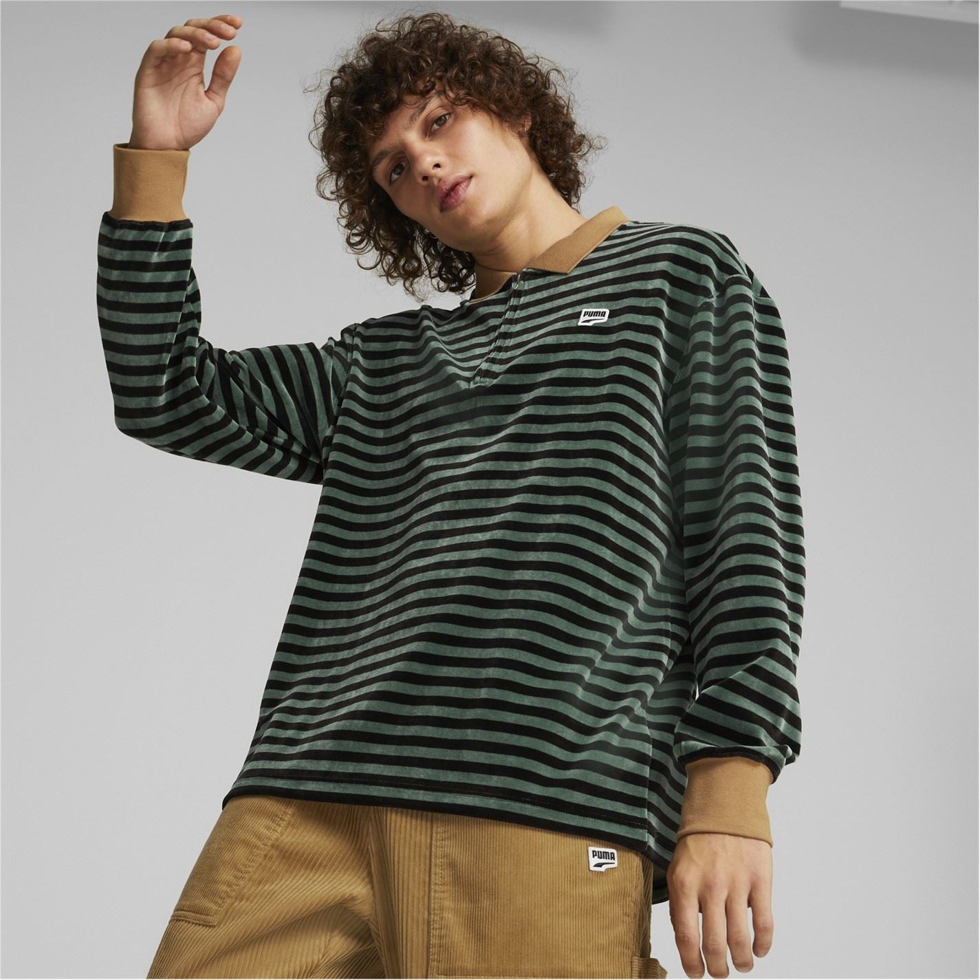 Puma Long Sleeve Polo Shirt