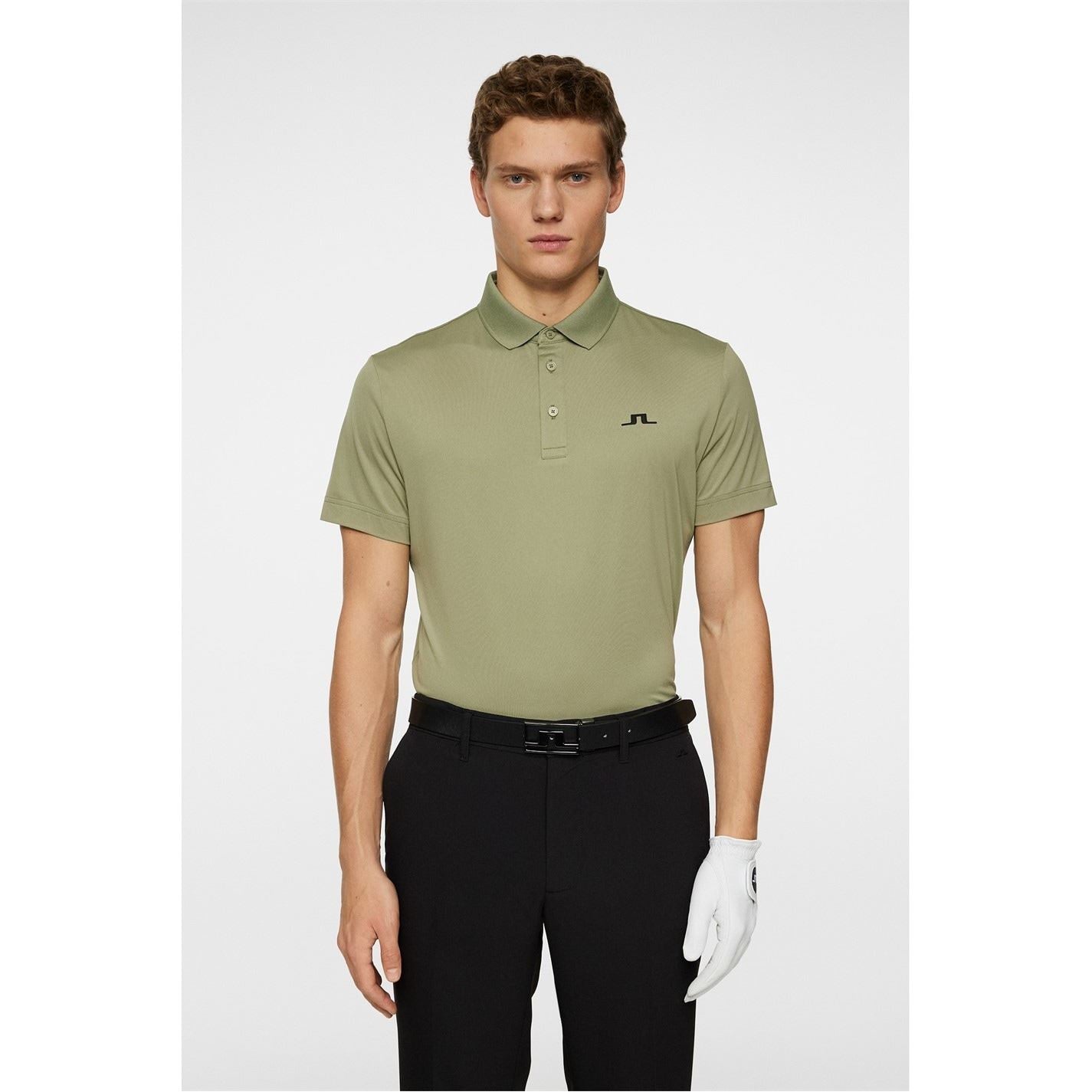 J Lindeberg Golf Short Sleeve Performance Polo Shirt