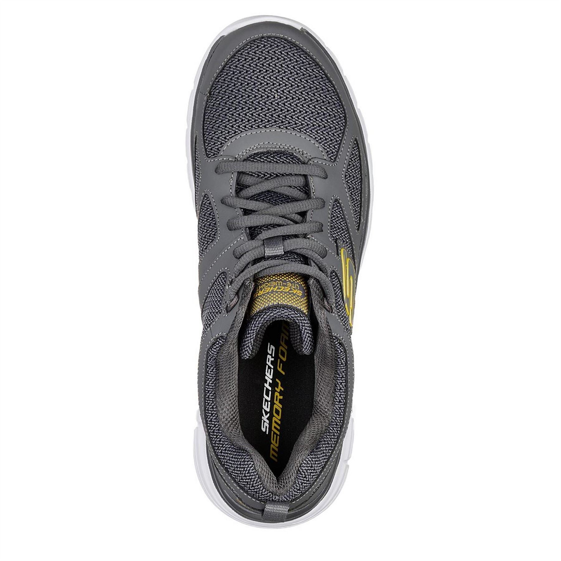 Skechers Mens Flex Burns Agoura Trainers