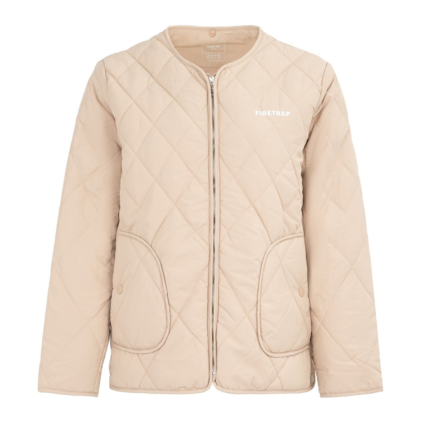 Firetrap Long Sleeve Hip Length Quilted Jacket