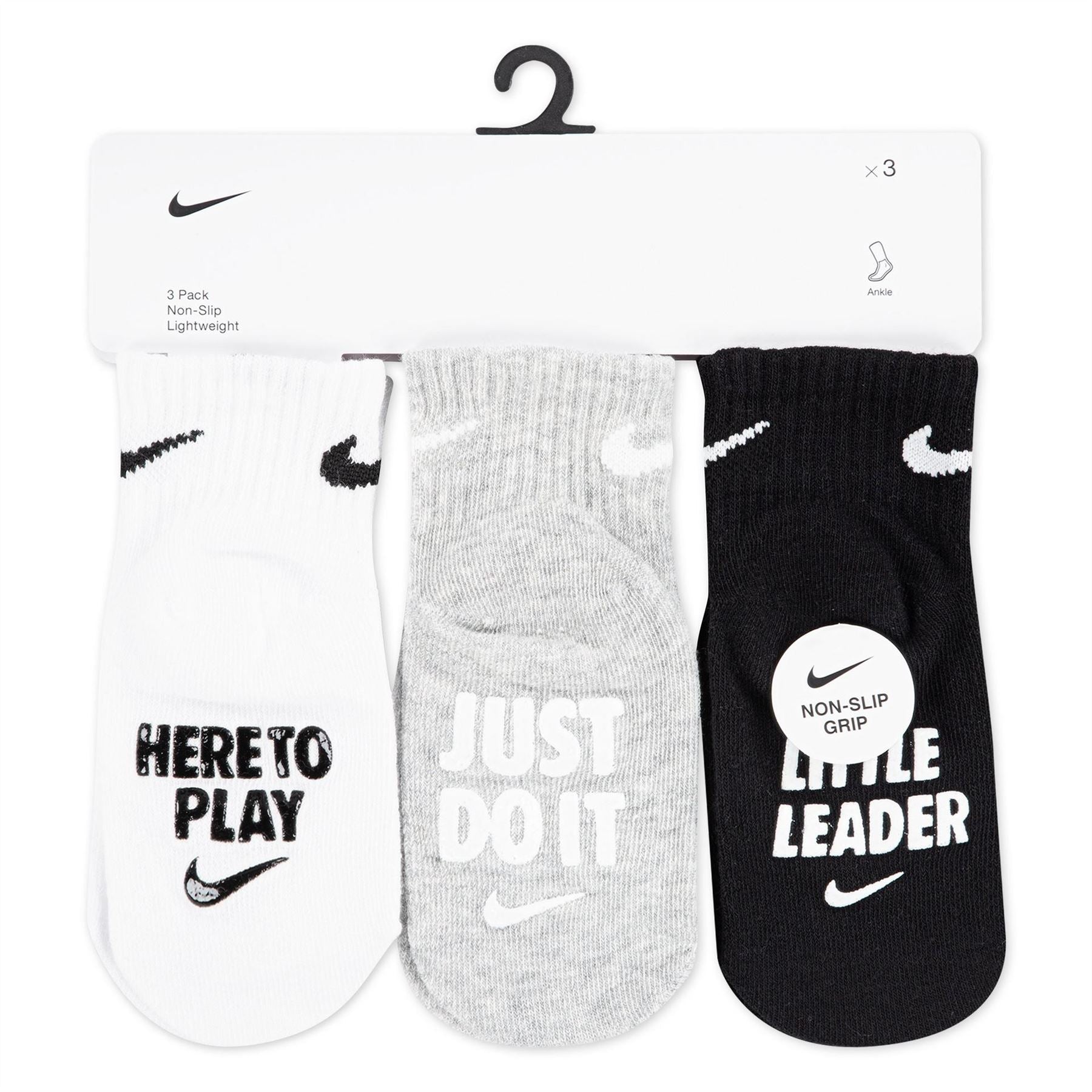 Nike Pack Verbiage Gripper Crew Socks