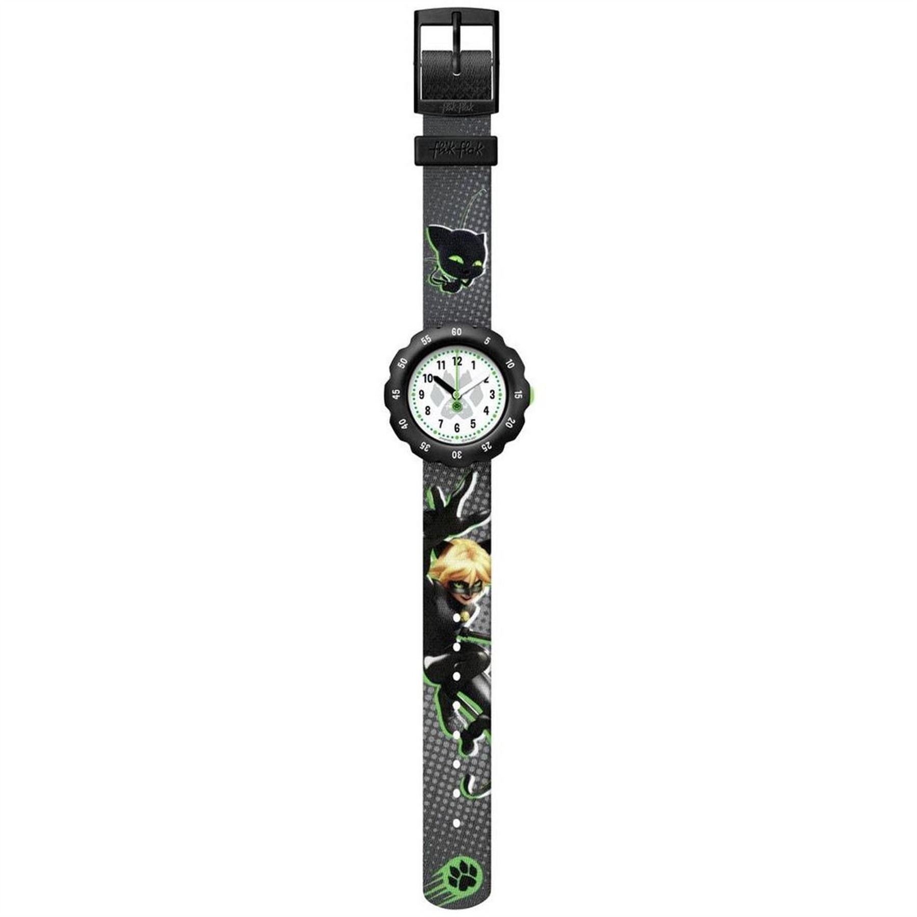 Flik Flak Bold Hands Clear Markers Analogue Quartz Watch