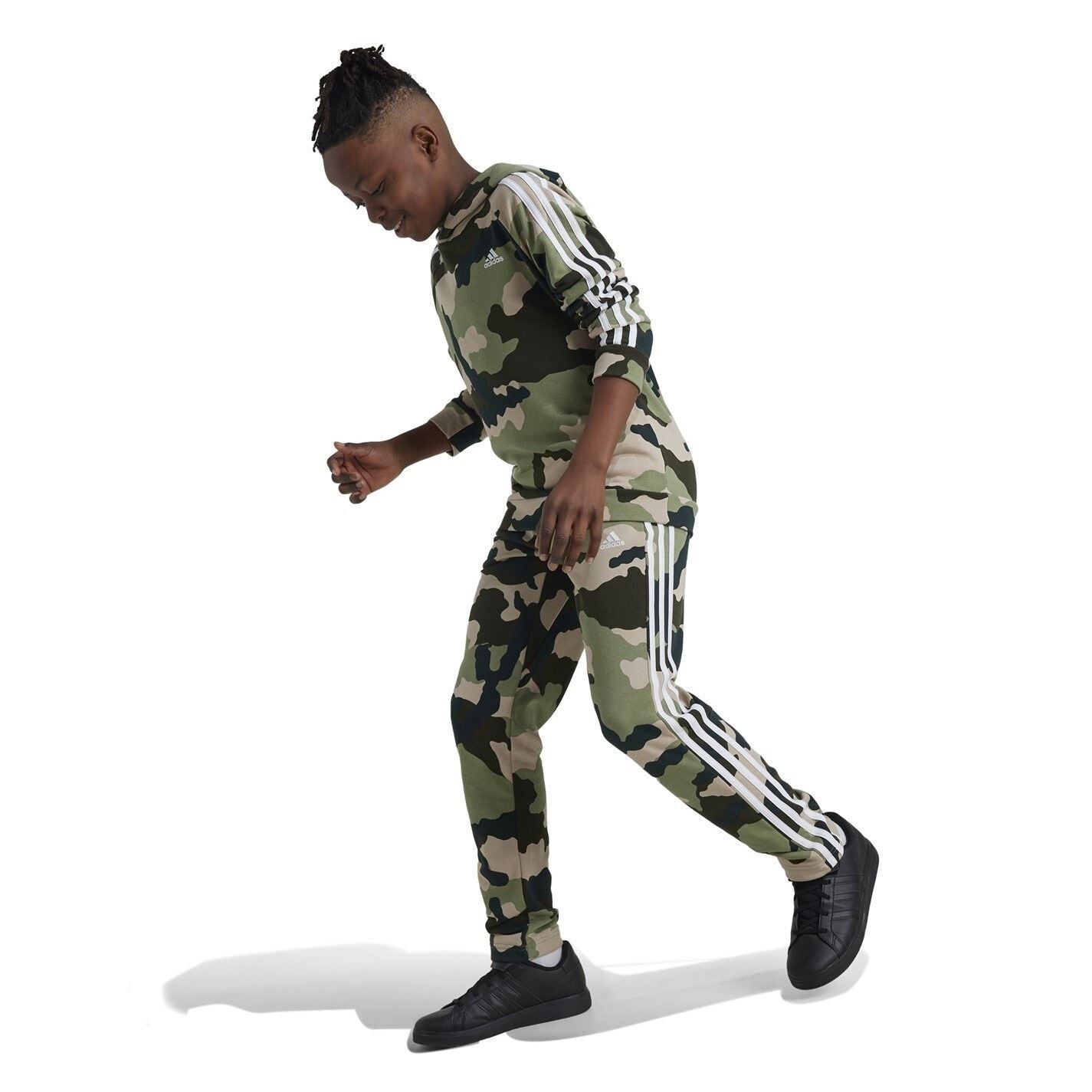 adidas Junior Camo Hoodie