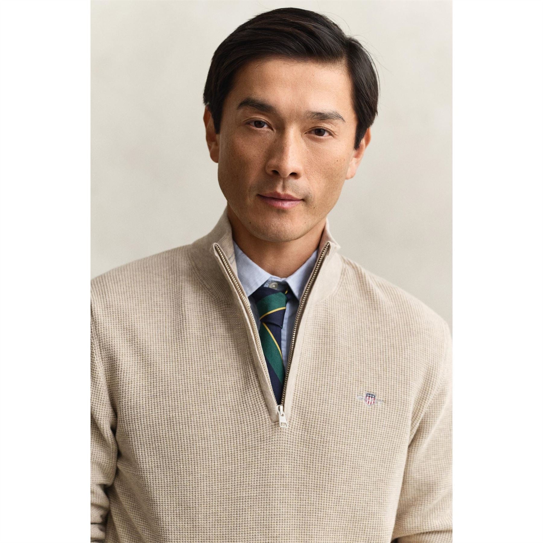 Gant Textrd Half Zip Sn62