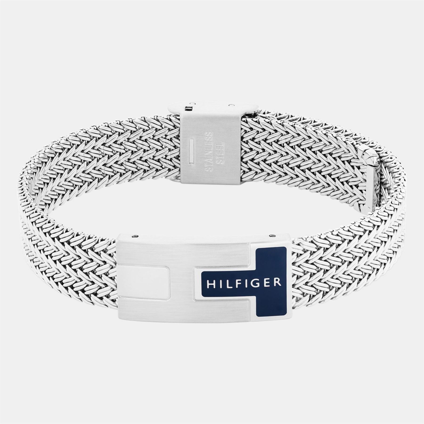 Tommy Hilfiger Hilfiger Men’s Nautical  Stainless Steel Mesh Bracelet
