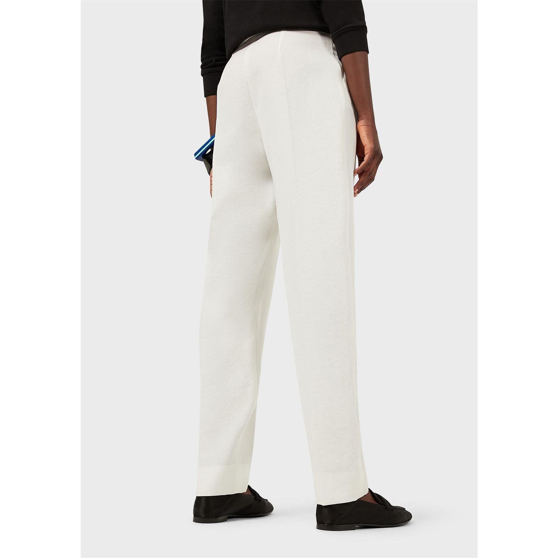 Emporio Armani Darted Pleated Trousers